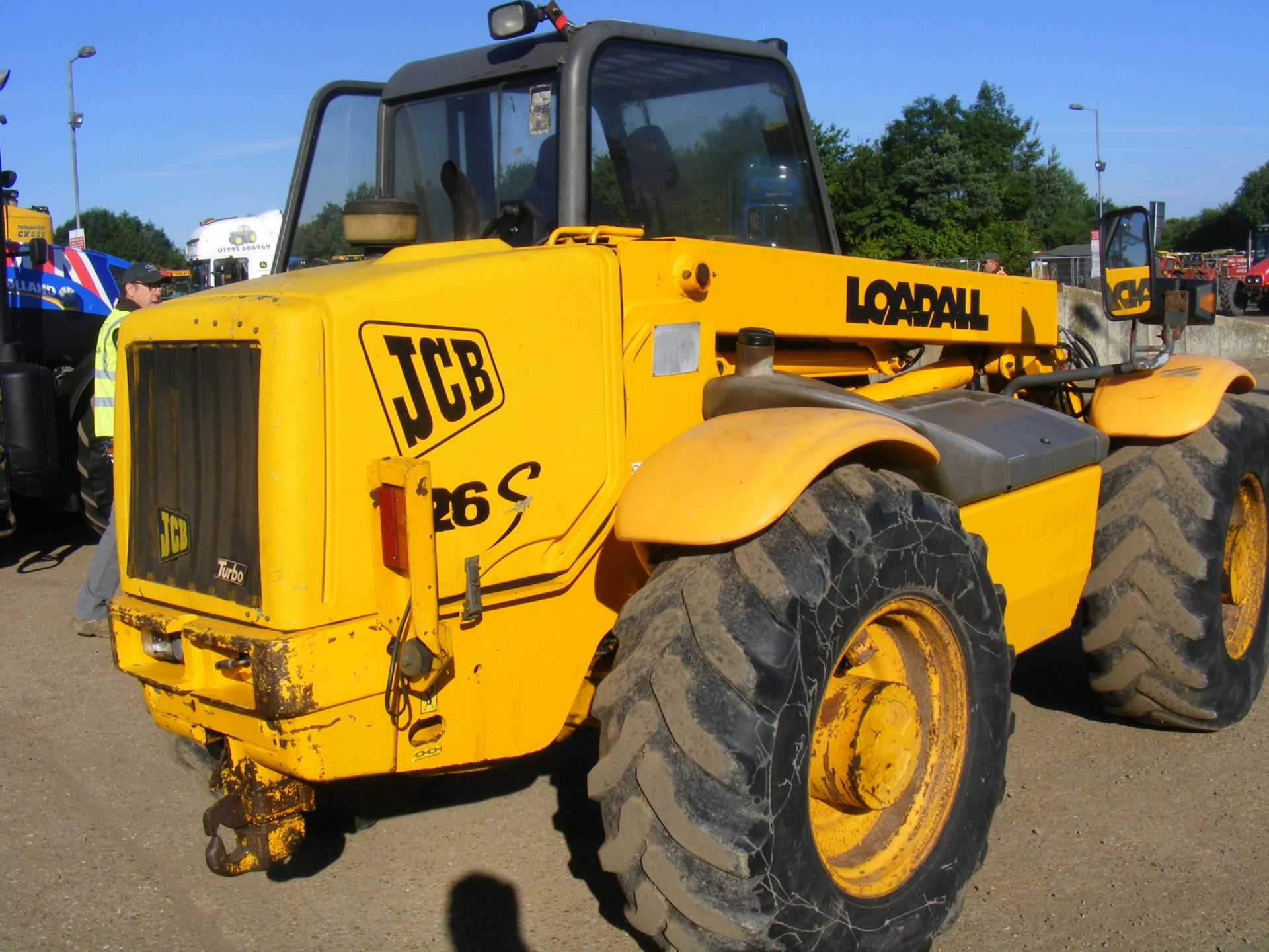 JCB 520/55 Farm Special Telehandler. No V5 Reg. No. P476 OCL - Image 8 of 10