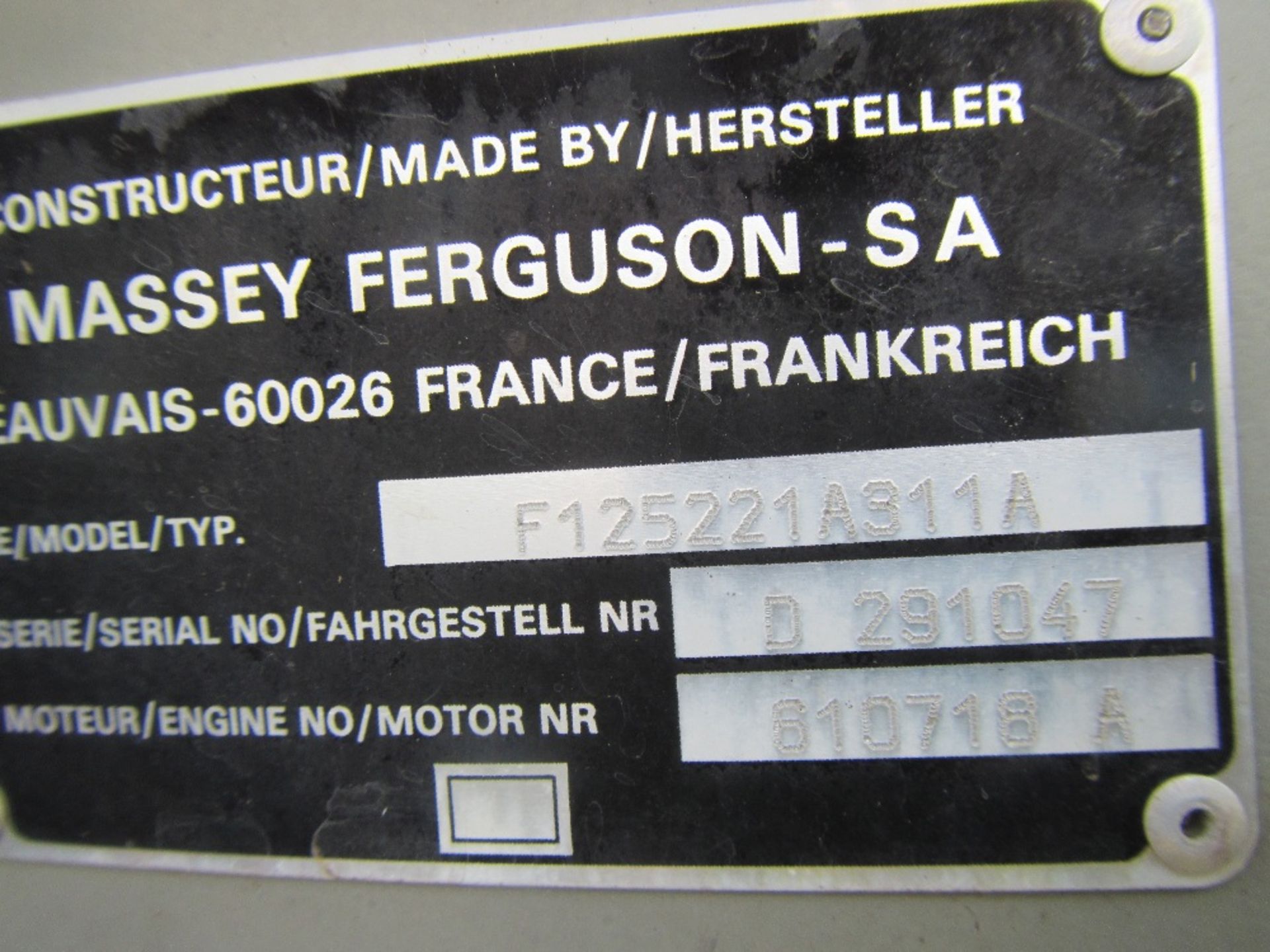 Massey Ferguson 6180 Dynashift Tractor with Manual Shuttle Reg. No. N553 FCR Ser No D290147 - Image 16 of 16