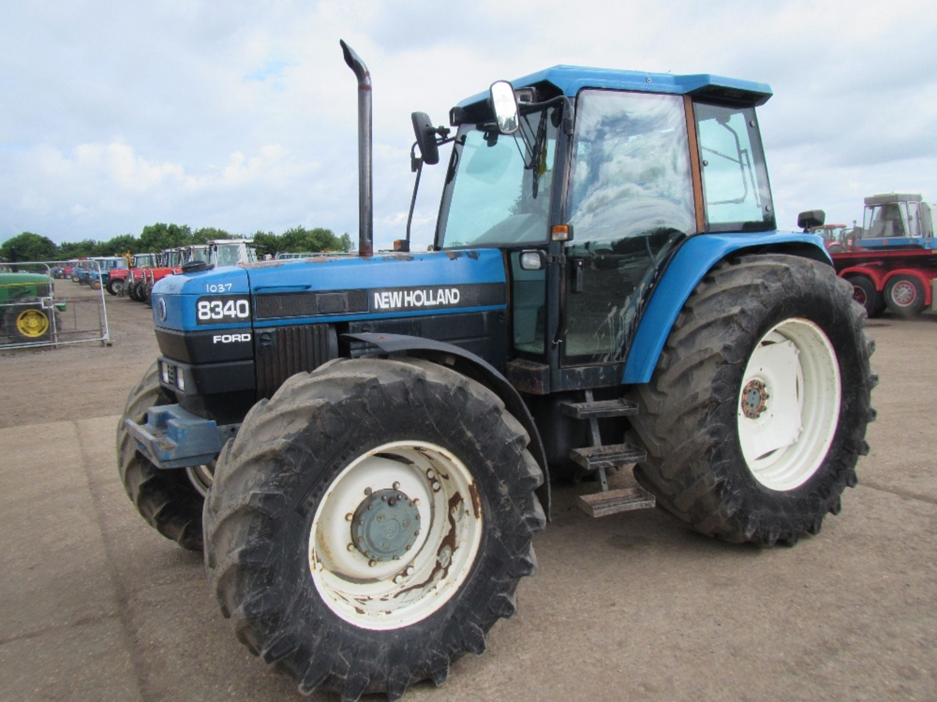 New Holland 8340 SLE 4wd Tractor. V5 will be supplied Reg. No. N243 SCN Ser No 025324B