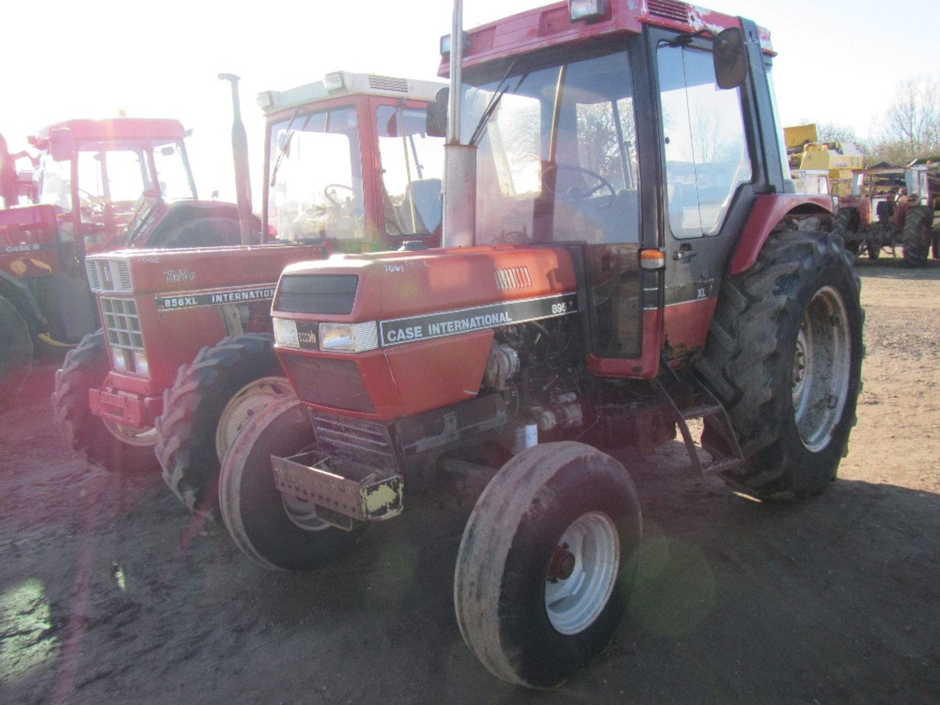 Case 895XL 2wd Tractor. Reg. No. H251 TYG. Ser. No. JJE0008308