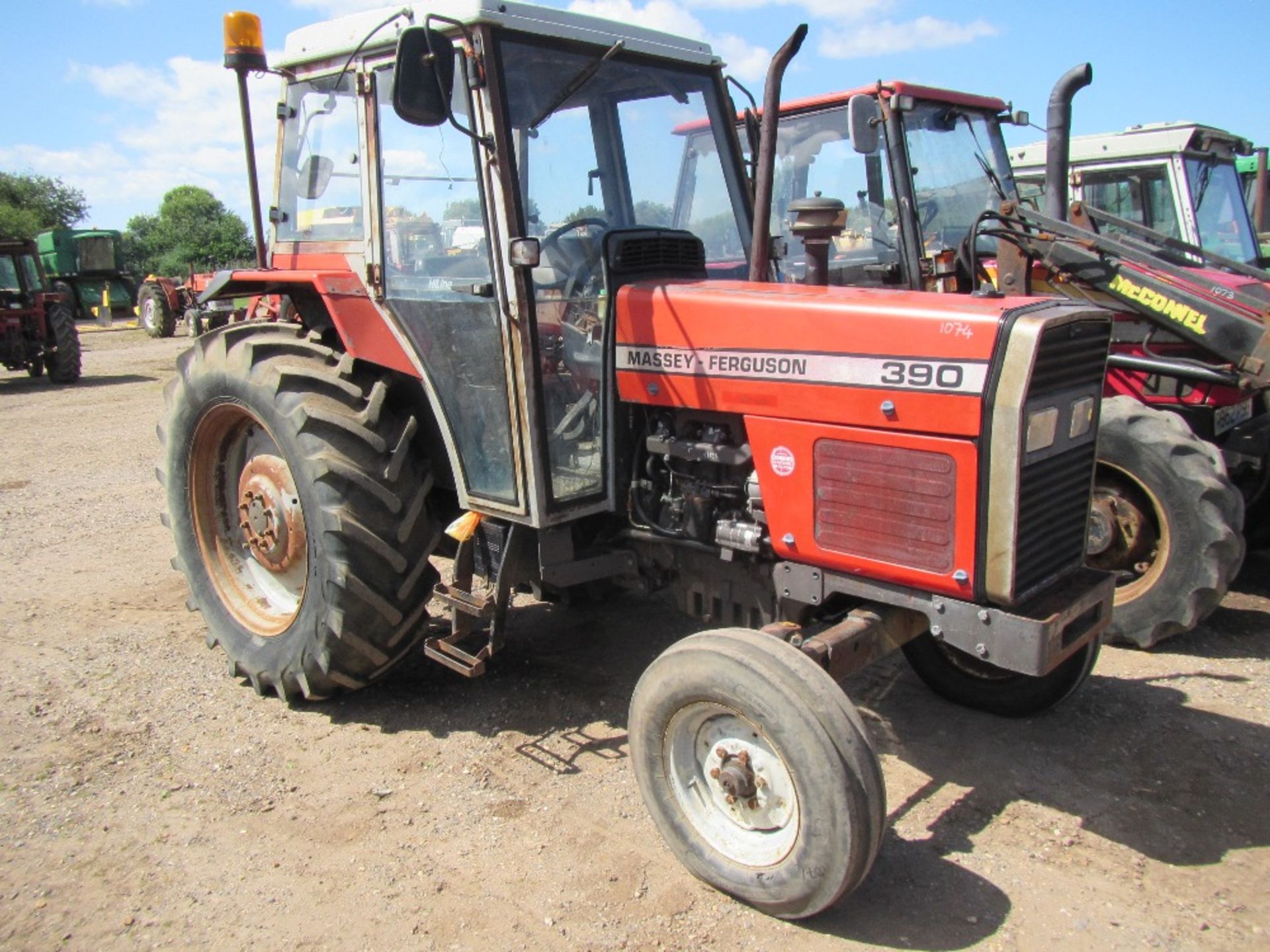 Massey Ferguson 390 2wd Hi Line Cab Tractor with 3 Gear Sticks - Image 3 of 14