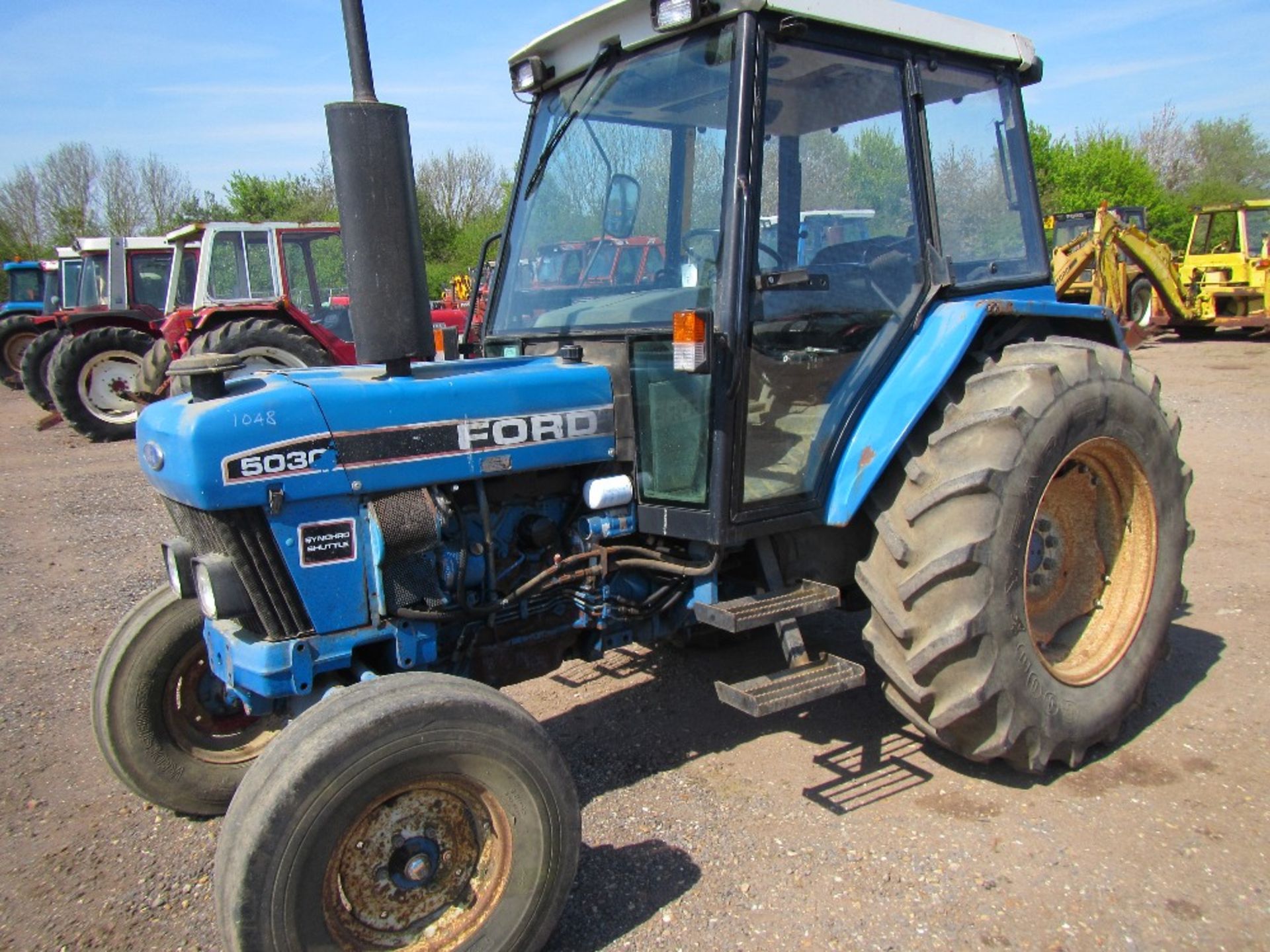 Ford 5030 Tractor with 3 Point Linkage and Auto Hitch. New clutch recently fitted. Reg. No. M955 BNH