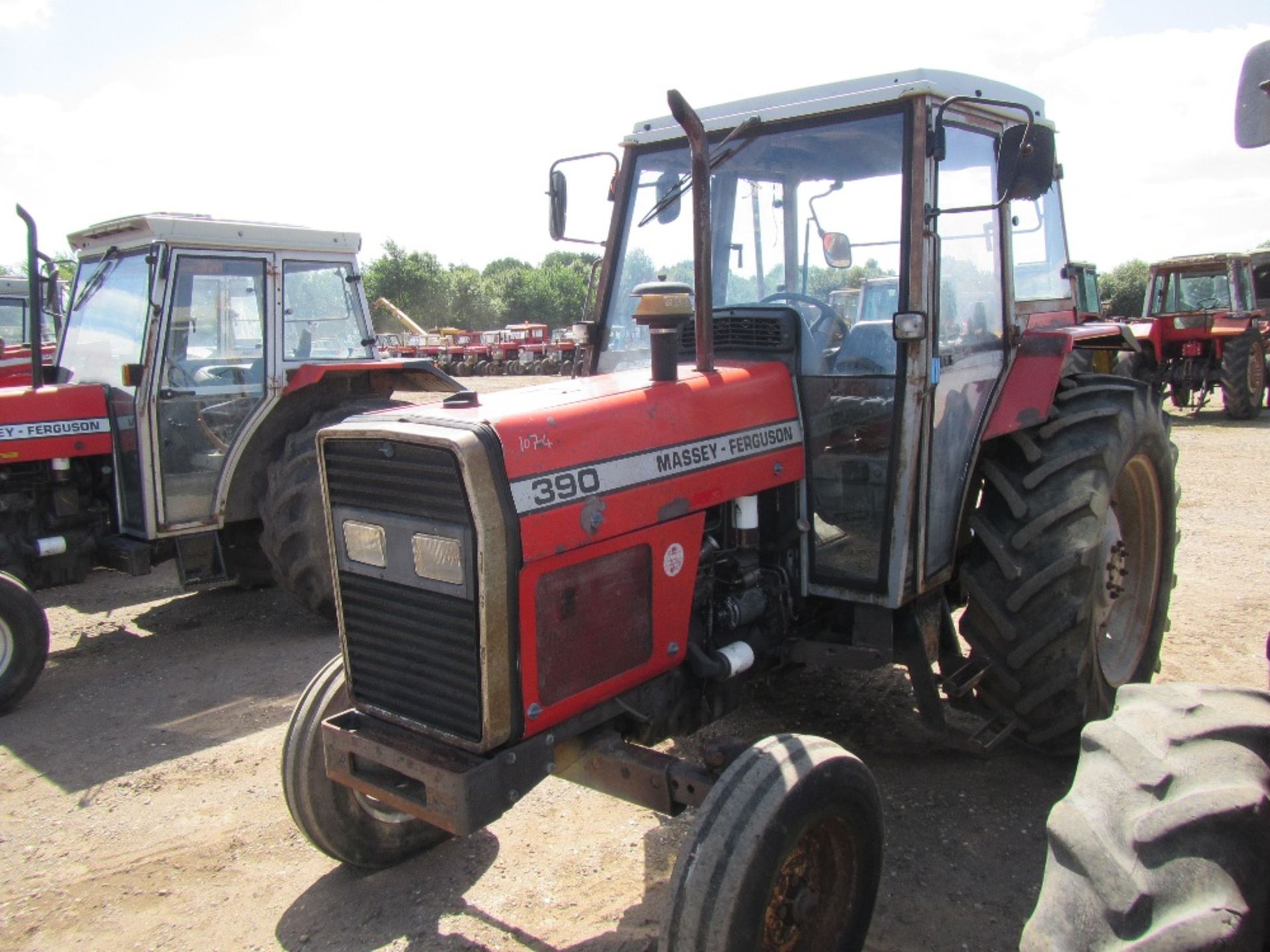 Massey Ferguson 390 2wd Hi Line Cab Tractor with 3 Gear Sticks