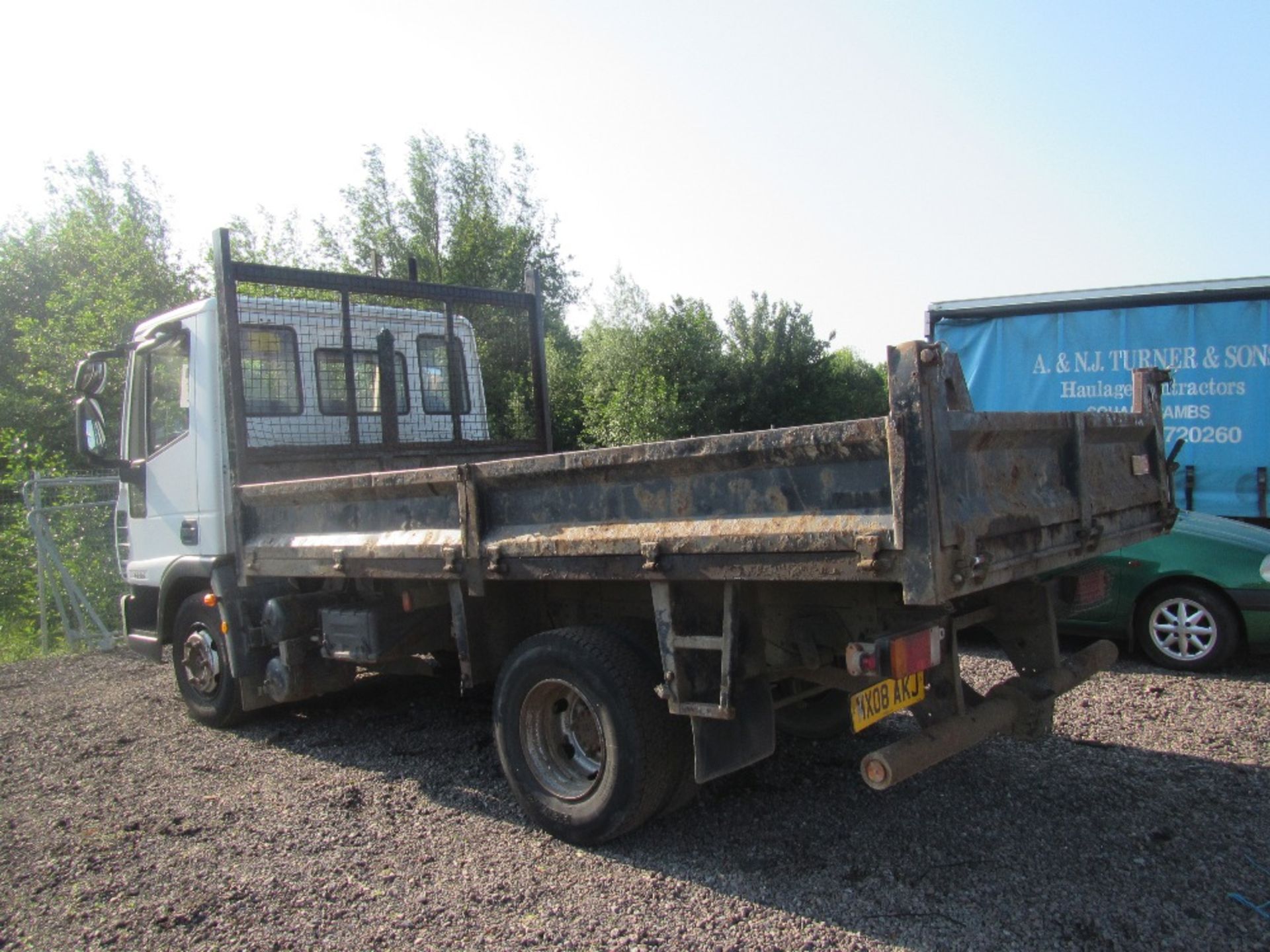 2008 Ford Cargo 7.5 Ton Steel Body Tipper. Mileage: 394,070. Test expired July 2016. Reg. No. MX08 - Image 4 of 6