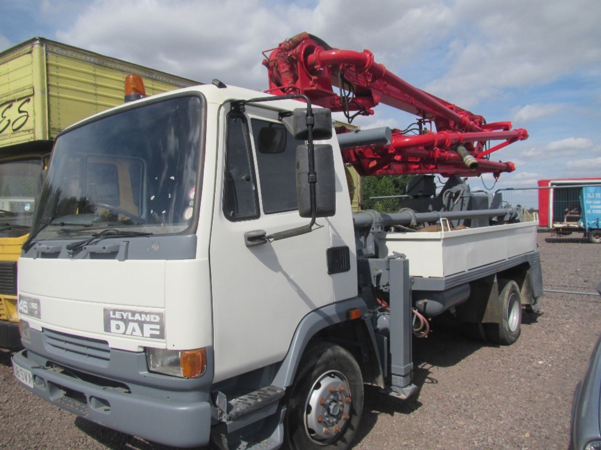 Leyland DAF Concrete Pump/Atlas Boom Type. Manufacturer: Putzmeister City Pump. V5 will be supplied.