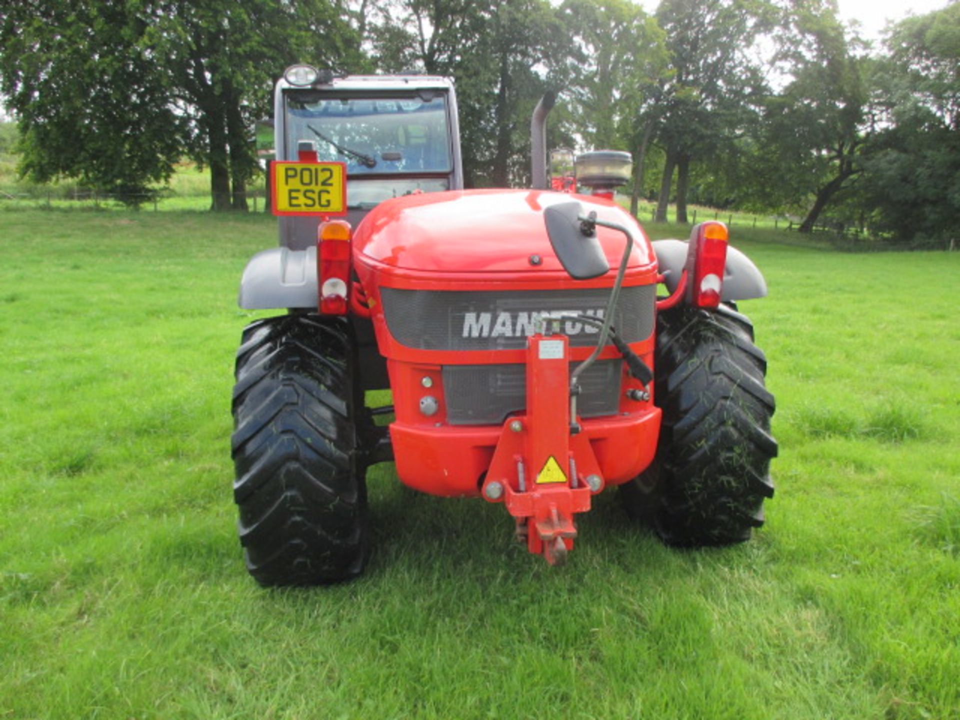 2012 Manitou MLT627 Farm Spec Telehandler with Pallet Forks, Pick Up Hitch, Hydraulic Locking & - Image 6 of 10
