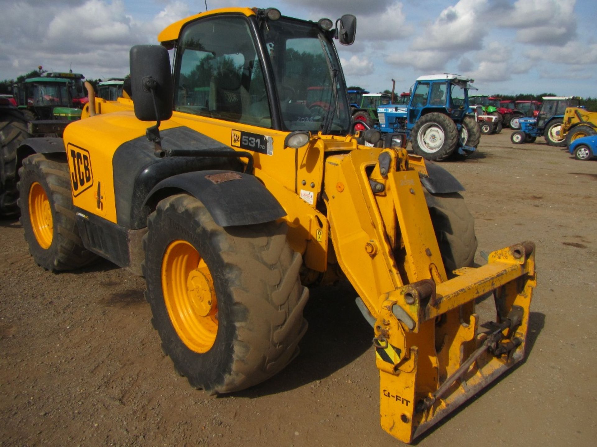 2006 JCB 531-70 40k Agri Super with PUH, Air Con, Boom Suspension Reg. No. AY56 FBD Ser No 71193226 - Image 2 of 5