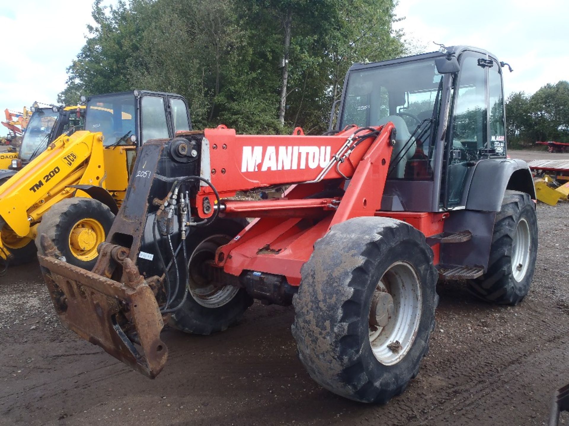 2007 Manitou 628-120 LSU Pivot Steer Telehandler (crack in Engine Block) Reg. No. CU07 FLD Ser.