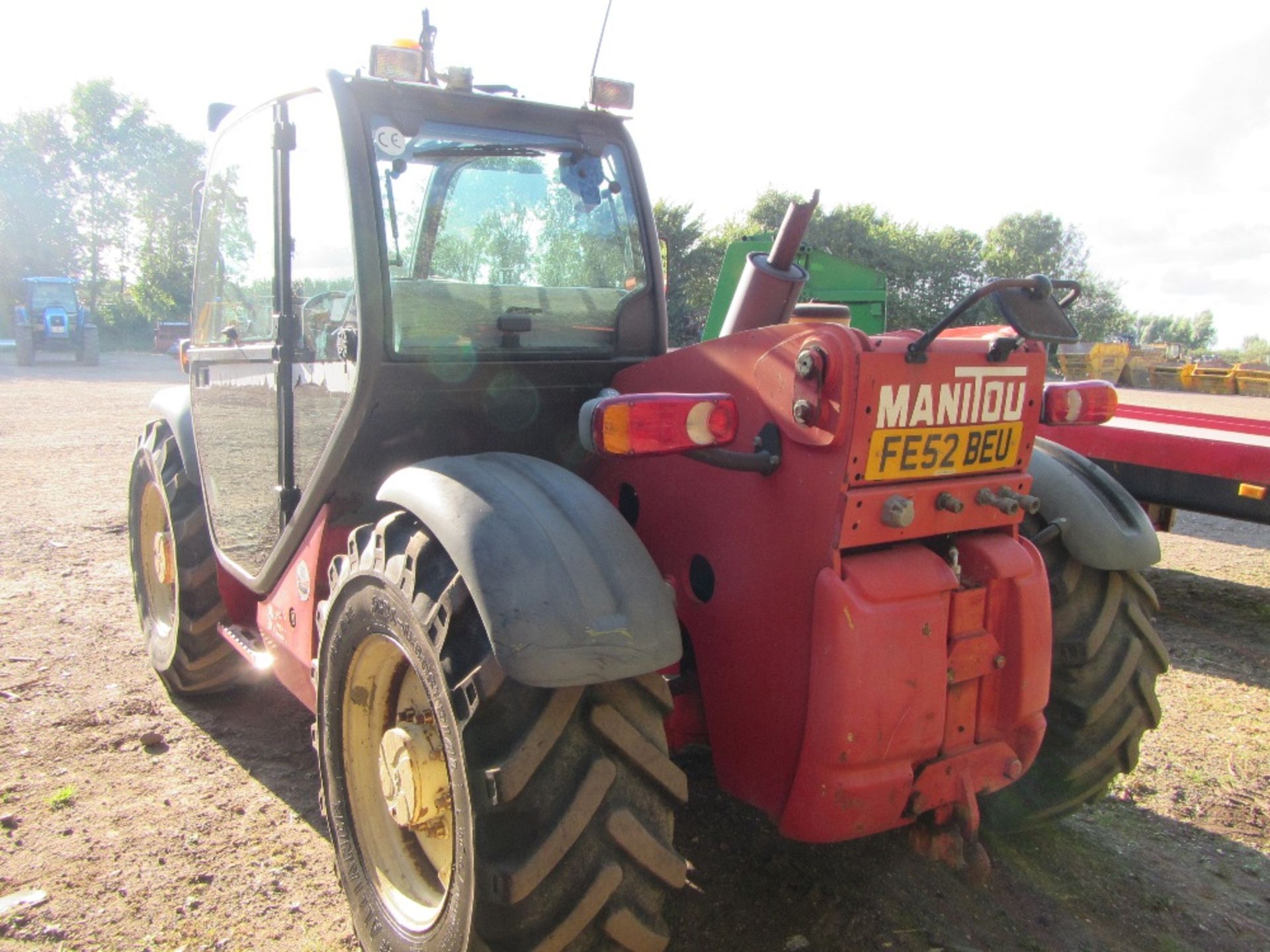 2002 Manitou MT 730 Agricultural Spec, Rear PUH, Air Con 3863 Hrs Reg No FE52 BEU Ser No 179214 - Image 5 of 5