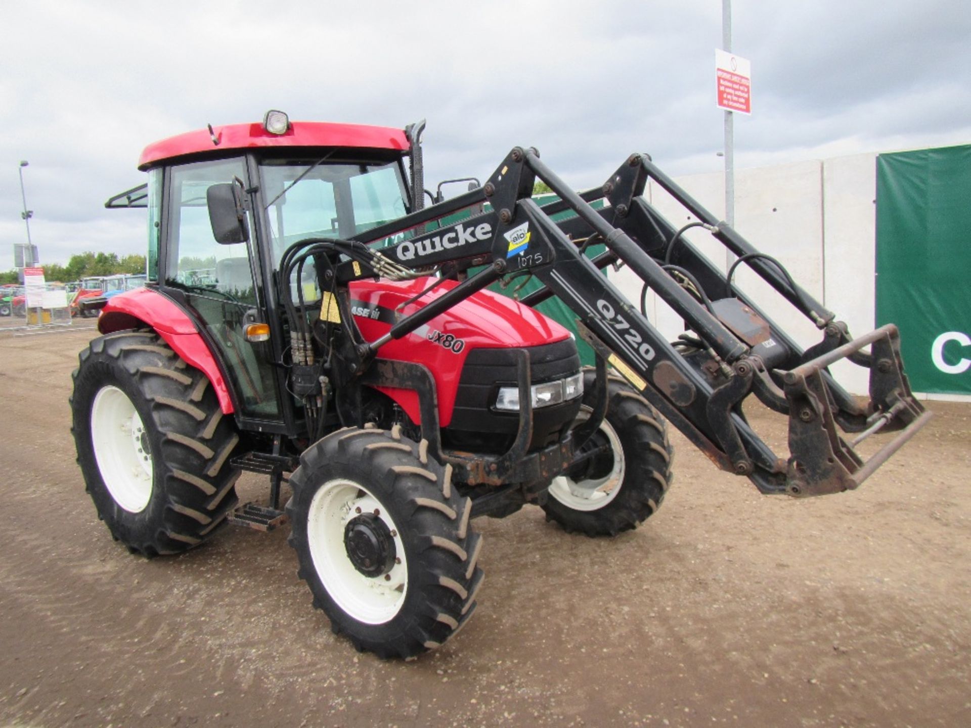 2005 Case JX80 Tractor with Quicke 720 Loader. 1558 hrs. Reg No PKZ 9857 Ser. No. HJJ051107 - Image 3 of 15