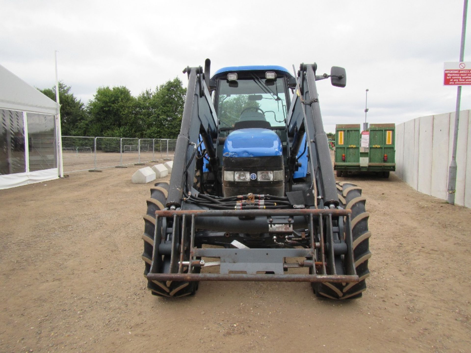 New Holland TM140 Tractor with Quicke Q75 Front Loader Reg No AG54 NHP Ser No ACM235908 - Image 2 of 12