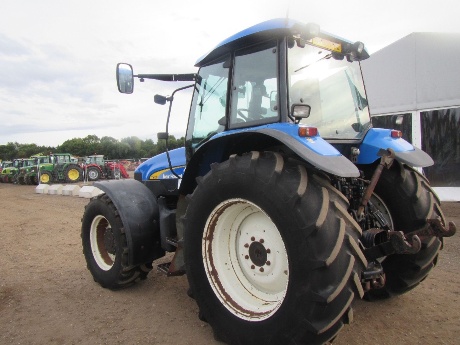 New Holland TM155 Tractor with Cab Suspension, Air Con & Air Seat. Reg. No. HX04 PVE. - Image 8 of 16