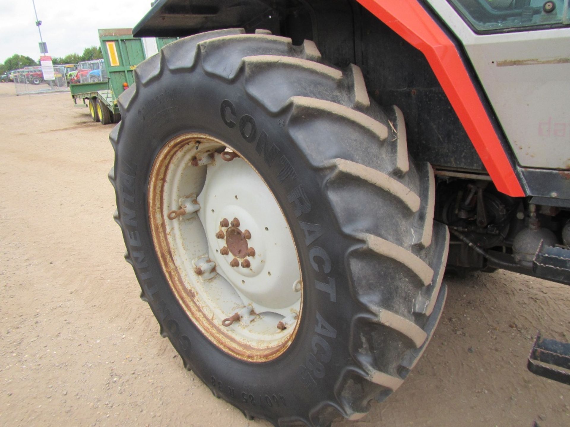 Massey Ferguson 3645 4wd Tractor with Front Weights. V5 will be supplied 5733 Hrs Reg No L738 YGV - Image 5 of 17