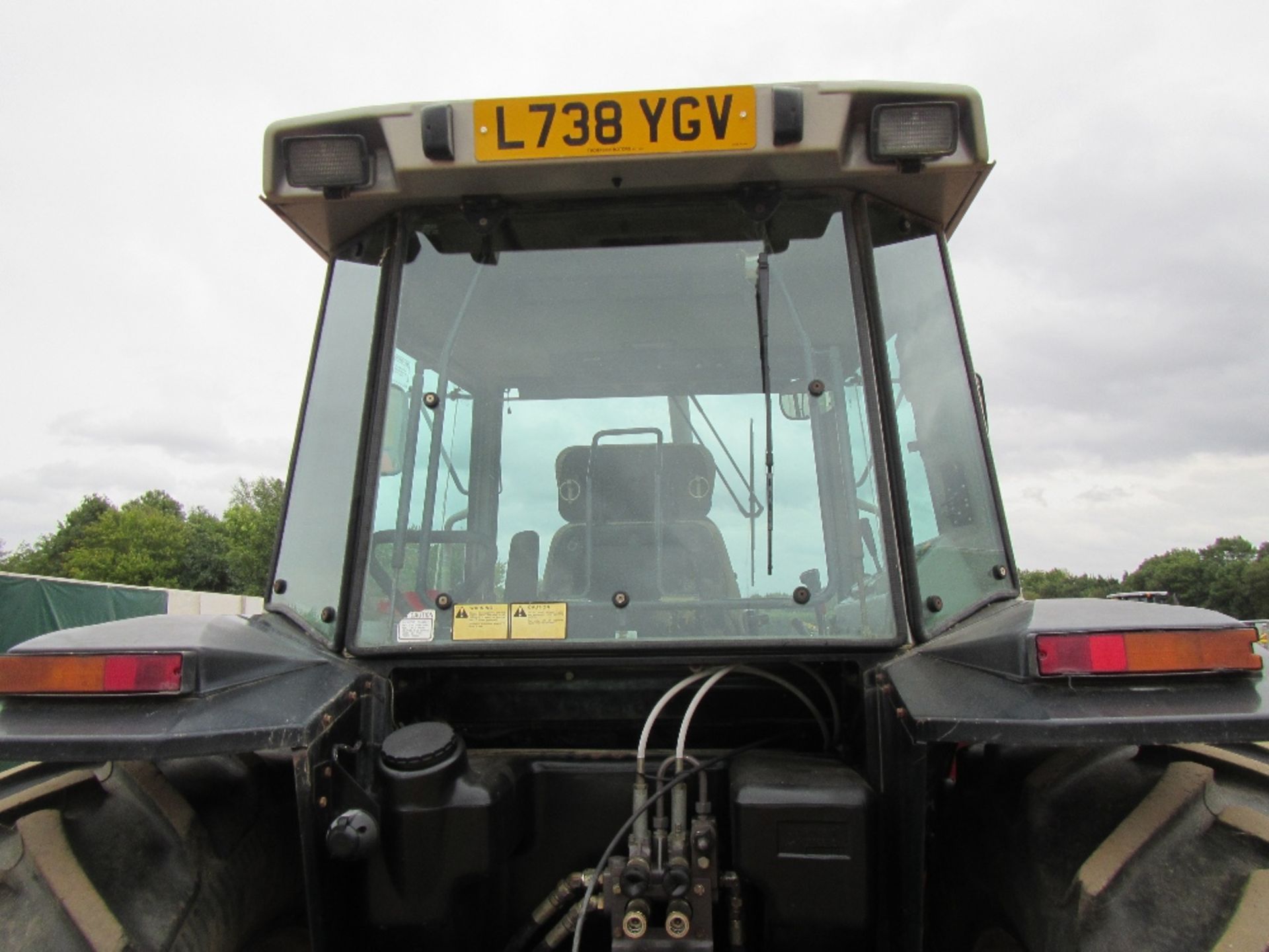 Massey Ferguson 3645 4wd Tractor with Front Weights. V5 will be supplied 5733 Hrs Reg No L738 YGV - Image 8 of 17