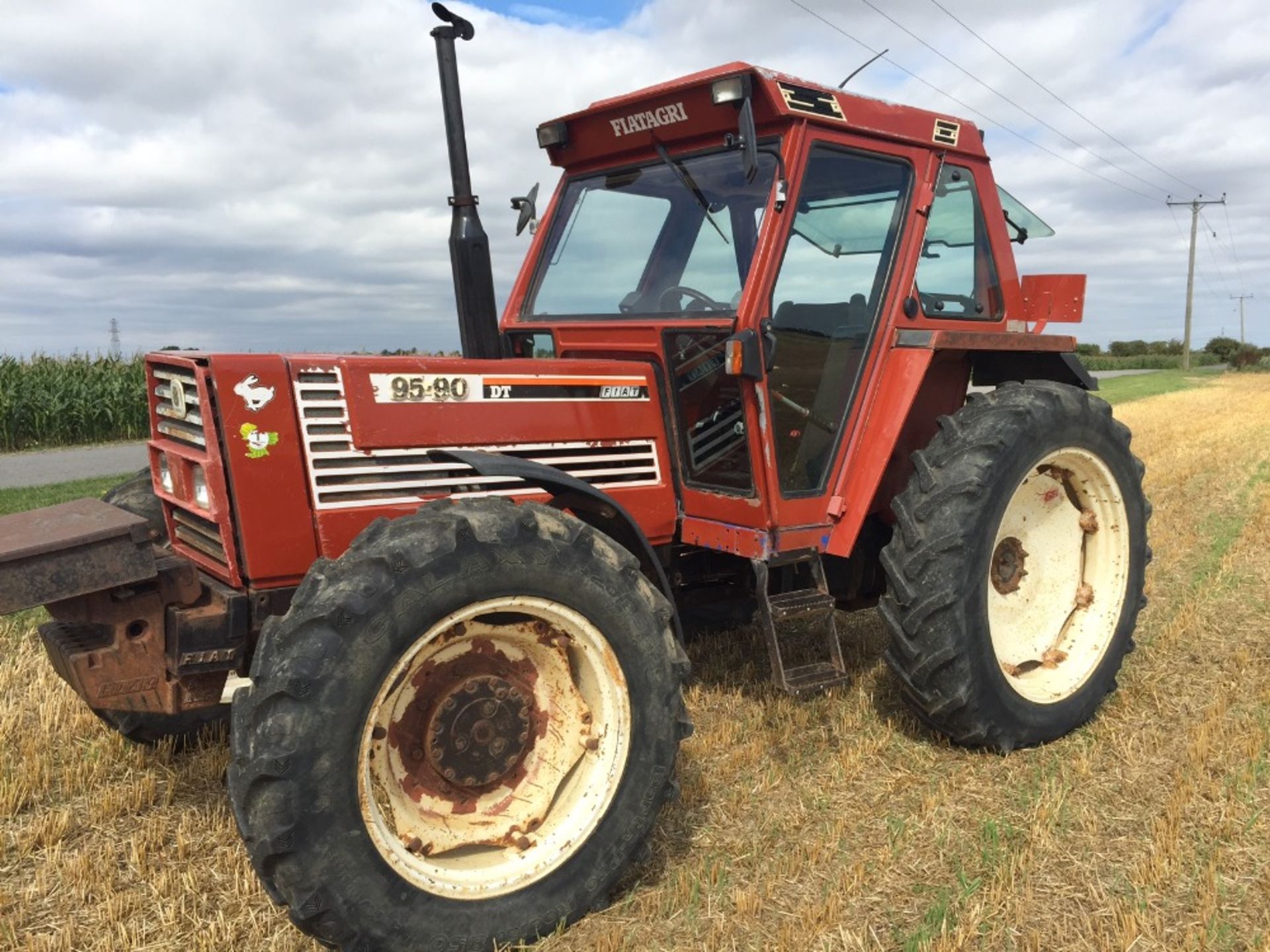 1995 Fiat 95-90 Tractor with Front Weights & Air Con. V5 will be supplied. 6250 hrs