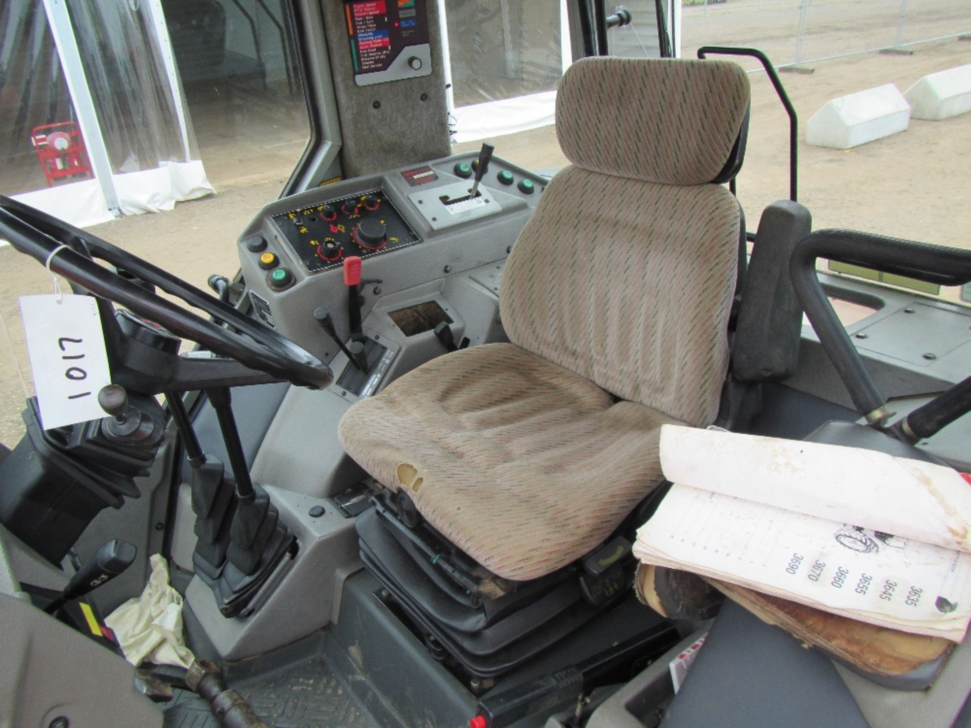 Massey Ferguson 3645 4wd Tractor with Front Weights. V5 will be supplied 5733 Hrs Reg No L738 YGV - Image 12 of 17