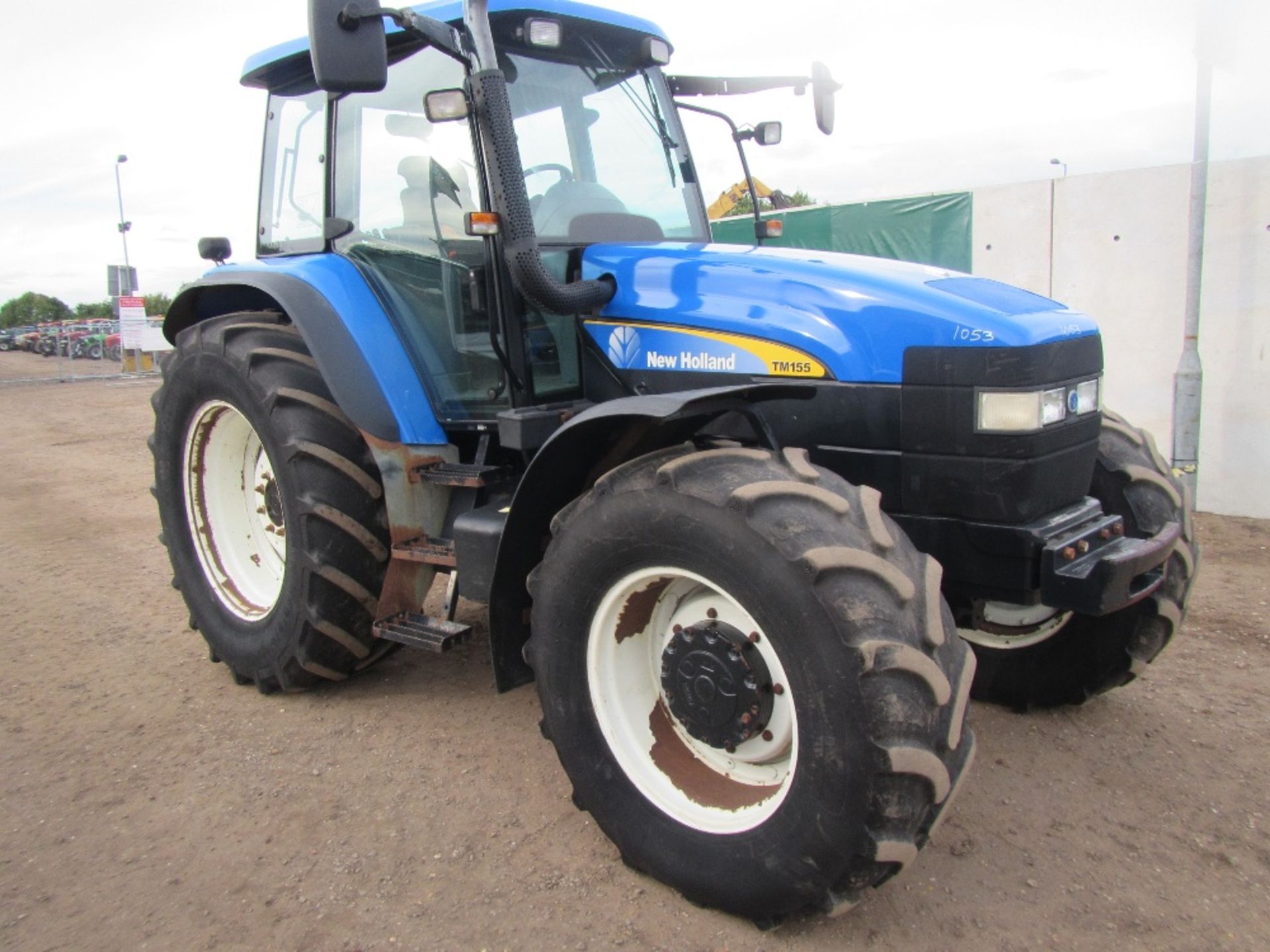 New Holland TM155 Tractor with Cab Suspension, Air Con & Air Seat. Reg. No. HX04 PVE. - Image 3 of 16