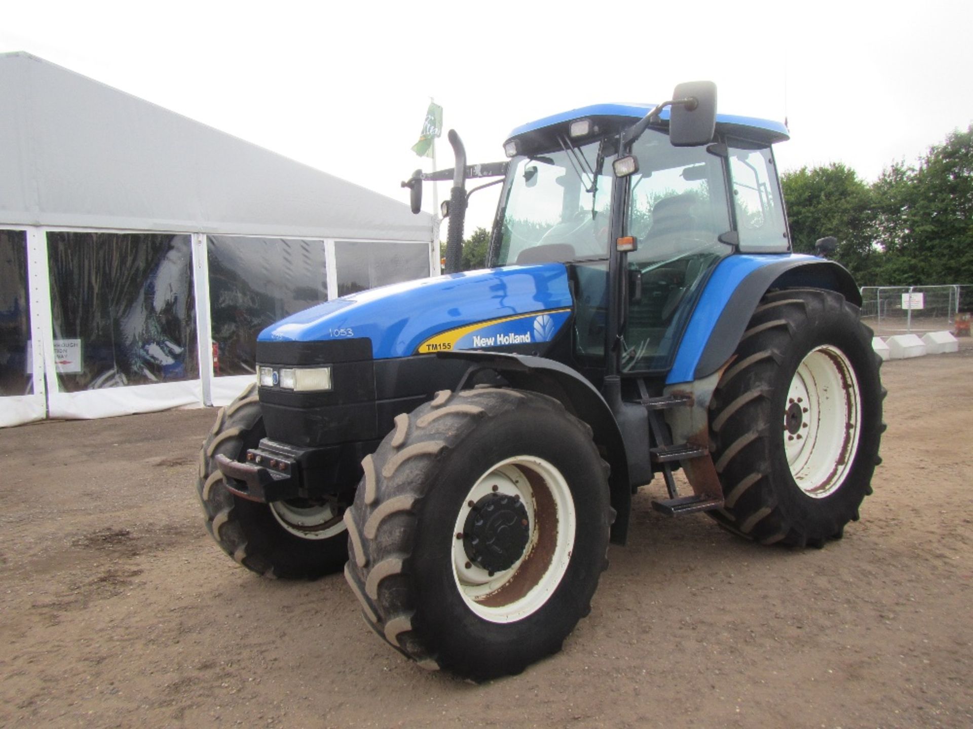 New Holland TM155 Tractor with Cab Suspension, Air Con & Air Seat. Reg. No. HX04 PVE.