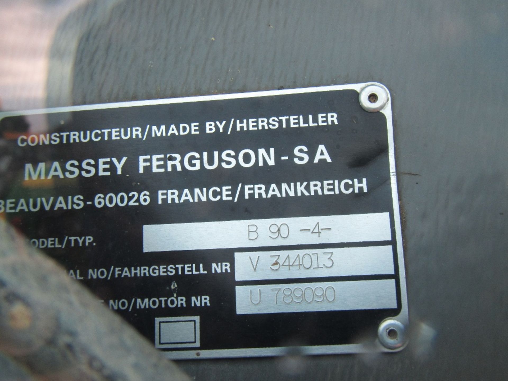 Massey Ferguson 3080 4x4 Tractor Reg. No. E376 UAG Ser No U340013 - Image 17 of 17
