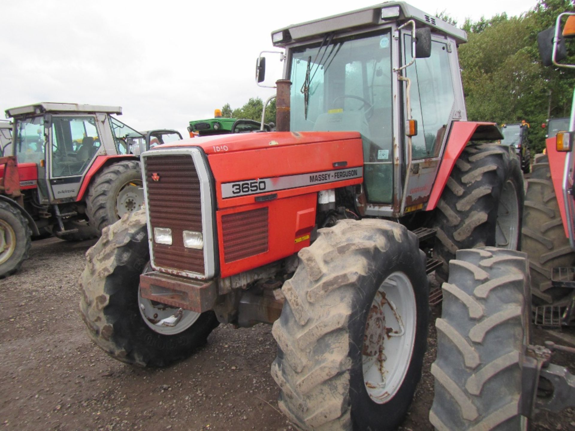 Massey Ferguson 3650 Tractor. V5 will be supplied. Reg No H419 GDU Ser No P61040