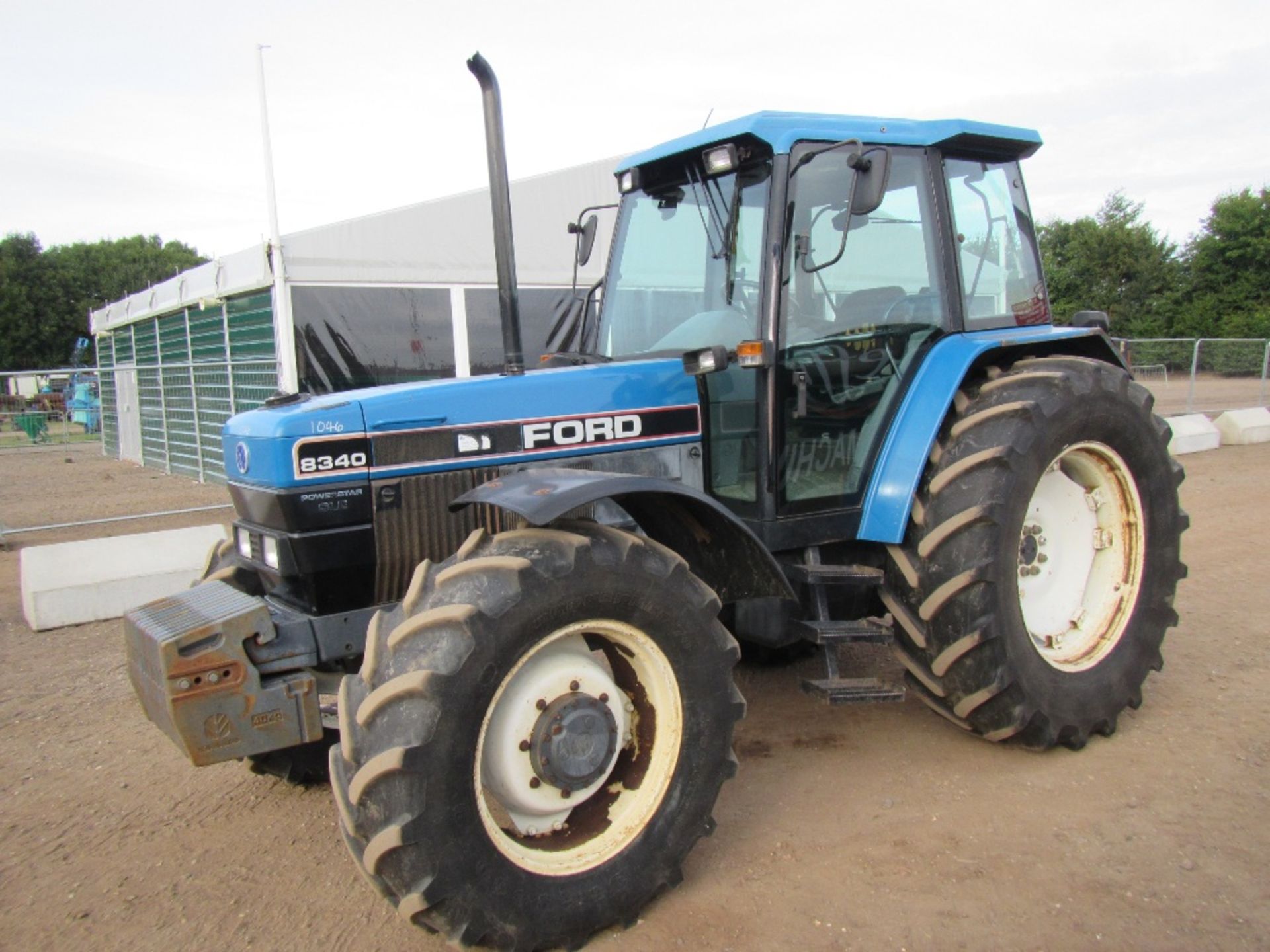 Ford 8340 SLE 4wd Tractor with Front Weights & 520/70x38 Tyres. 1 owner. V5 will be supplied Reg