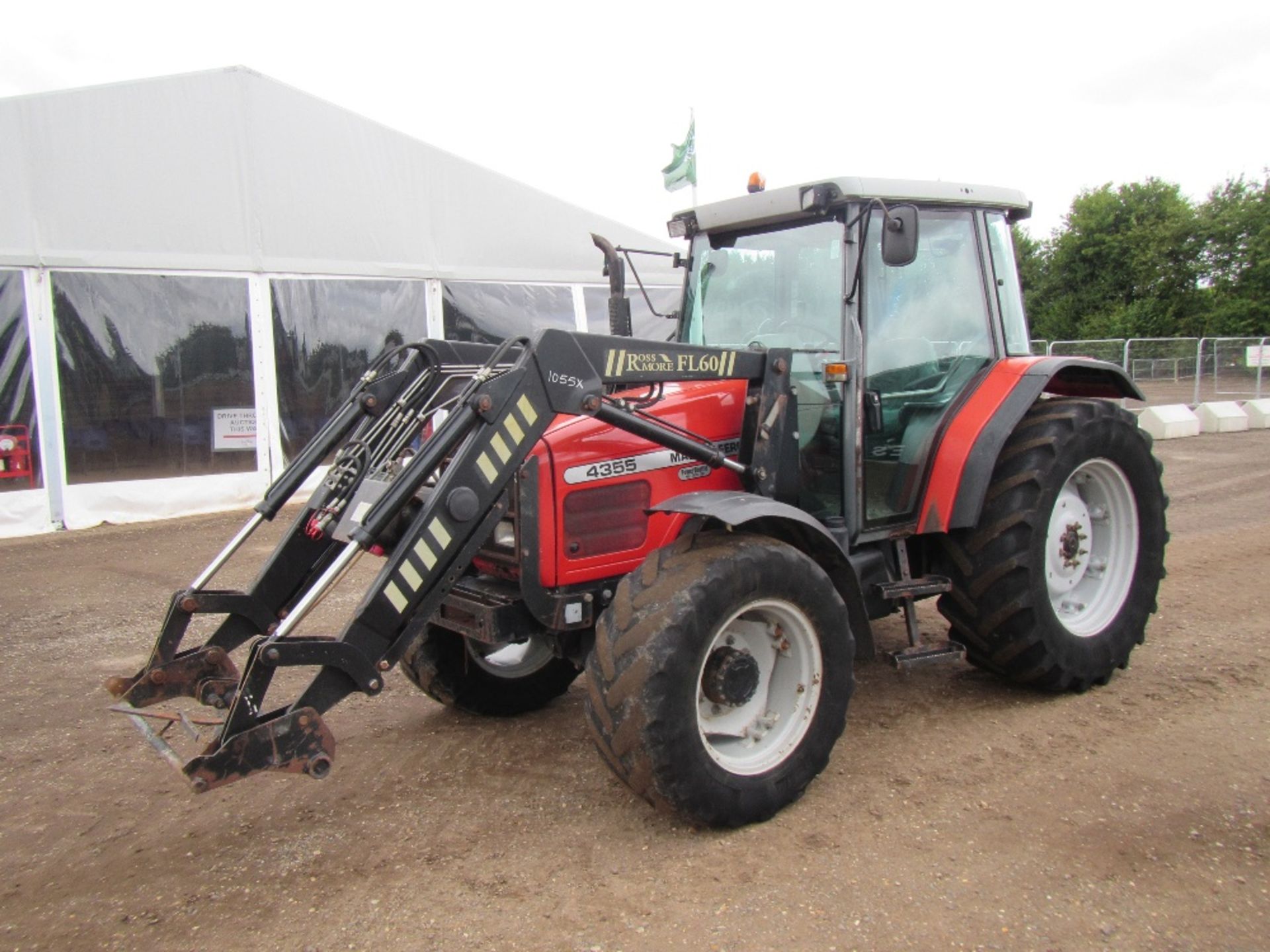 2002 Massey Ferguson 4355 Tractor with Loader Ser No L18014