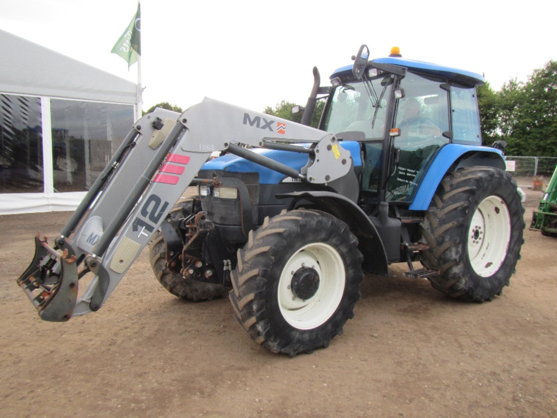 New Holland TM120 Tractor with Loader