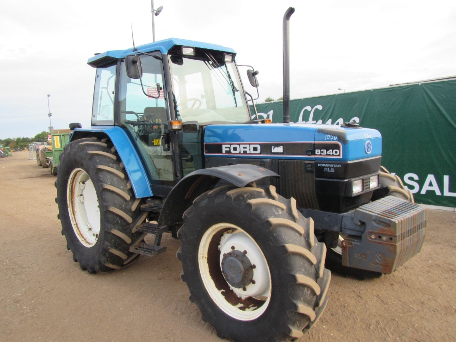 Ford 8340 SLE 4wd Tractor with Front Weights & 520/70x38 Tyres. 1 owner. V5 will be supplied Reg - Image 3 of 18