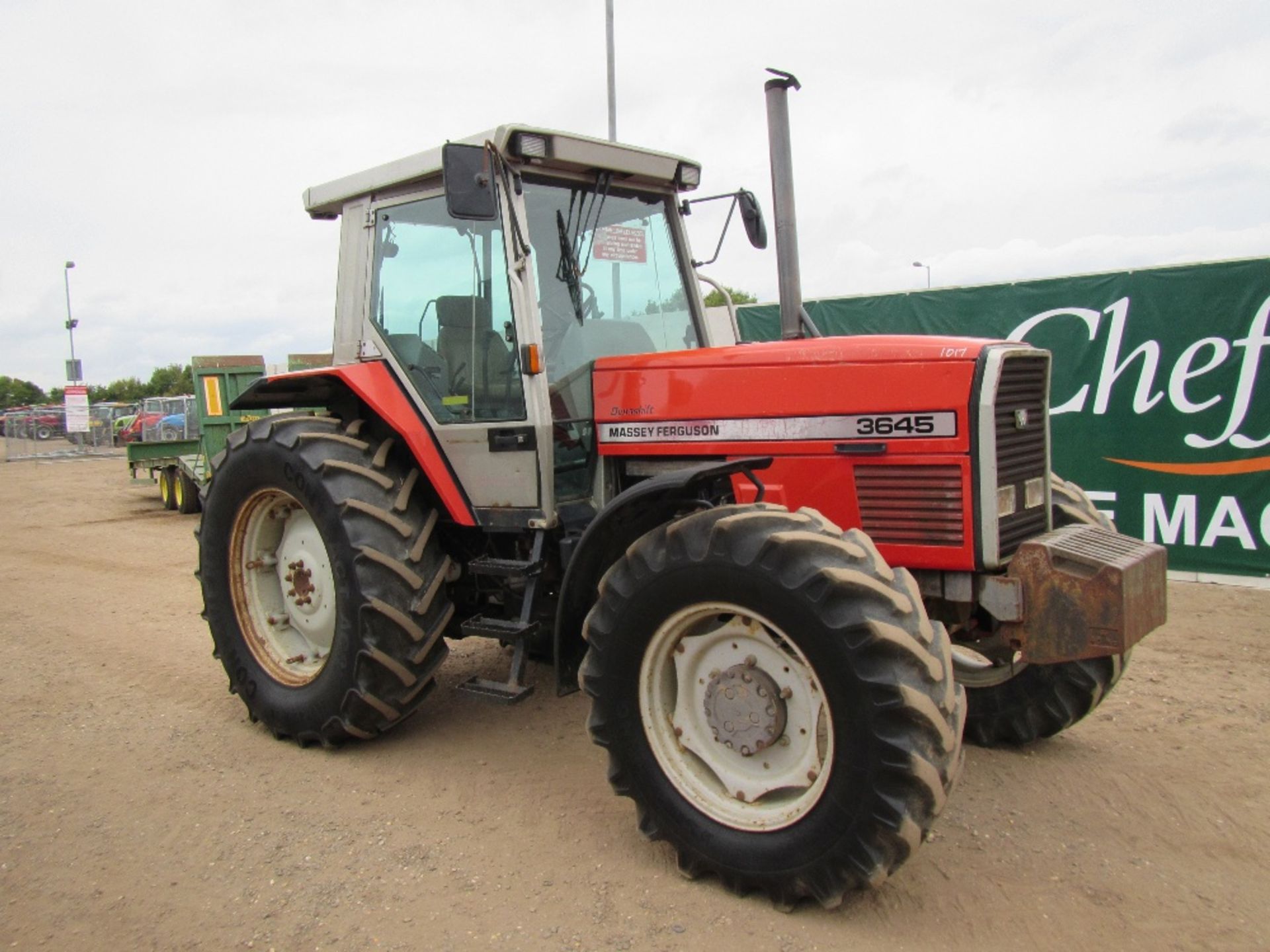 Massey Ferguson 3645 4wd Tractor with Front Weights. V5 will be supplied 5733 Hrs Reg No L738 YGV - Image 3 of 17