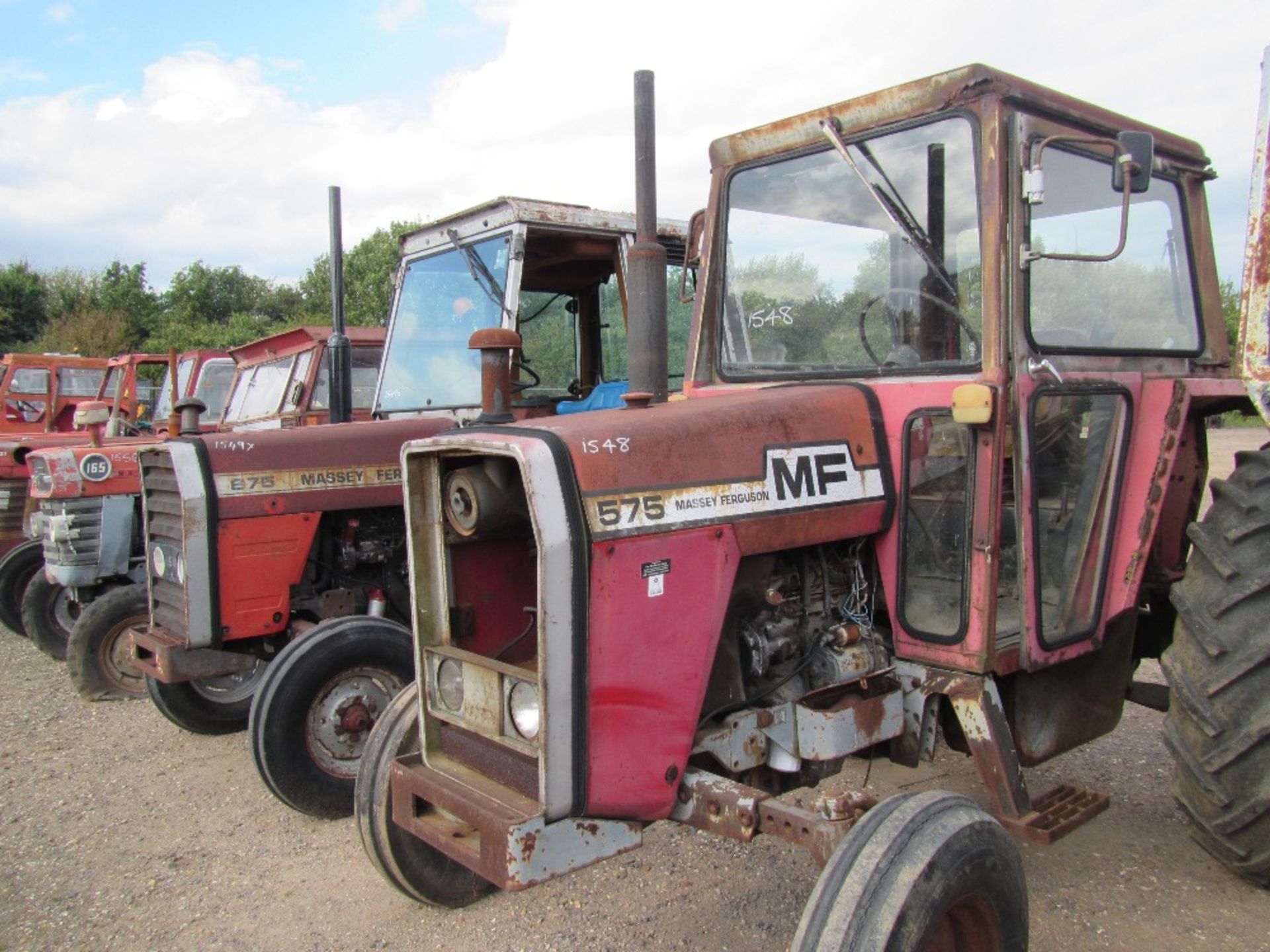 Massey Ferguson 575 Tractor. Reg. No. WKM 555S Ser. No. 267642