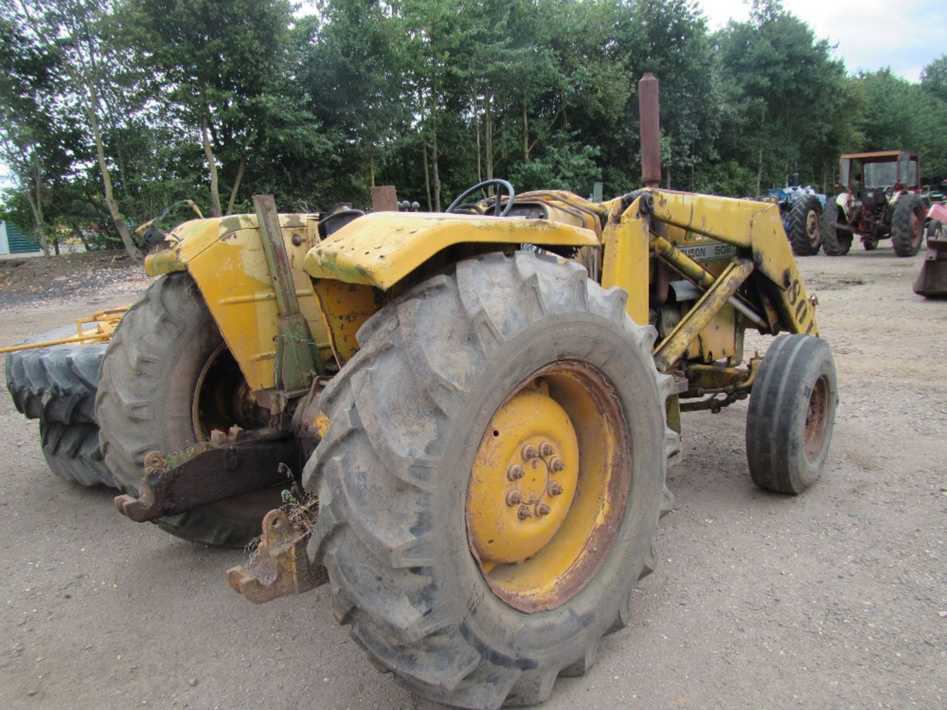 Massey Ferguson 50E Tractor with Loader Ser. No. Y0695 - Image 3 of 5
