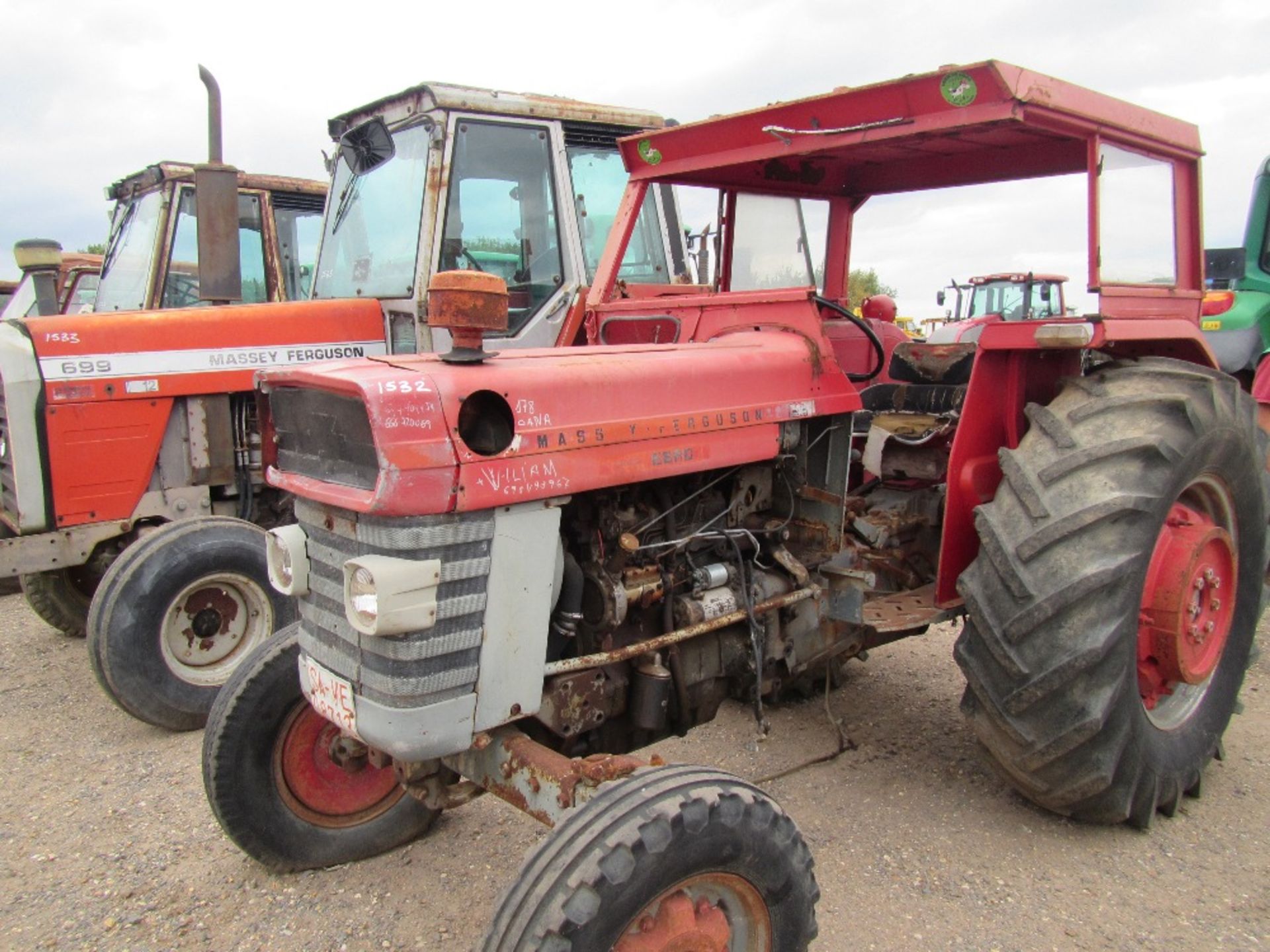 Massey Ferguson 178 Tractor. Ser.No. 123128