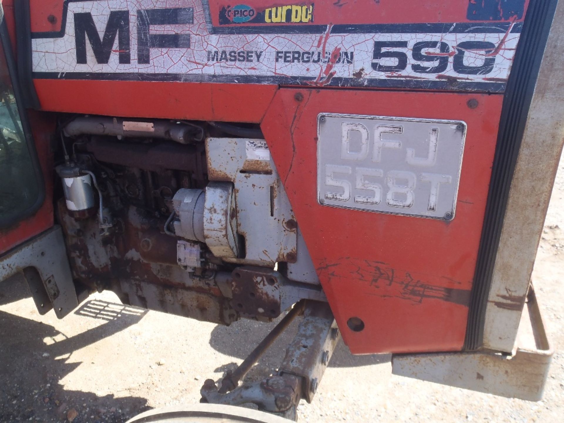 Massey Ferguson 590 Tractor Reg No DFJ 558T Ser No 226028 - Image 6 of 9