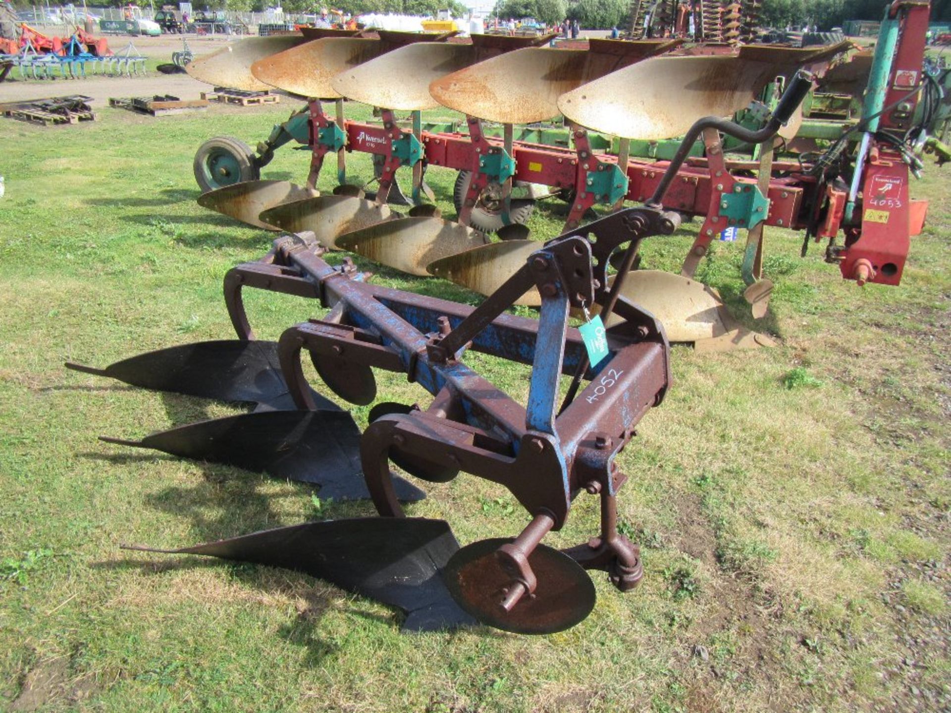 Ransome 3 Furrow Plough with Depth Wheel