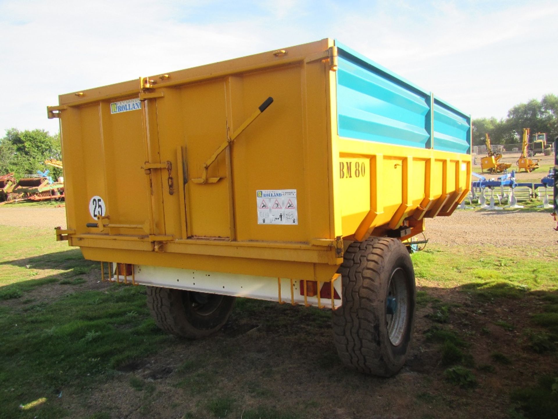 2003 Rolland BM80 Single Axle Barn Doors Trailer. Ser. No. 1734 - Image 2 of 7