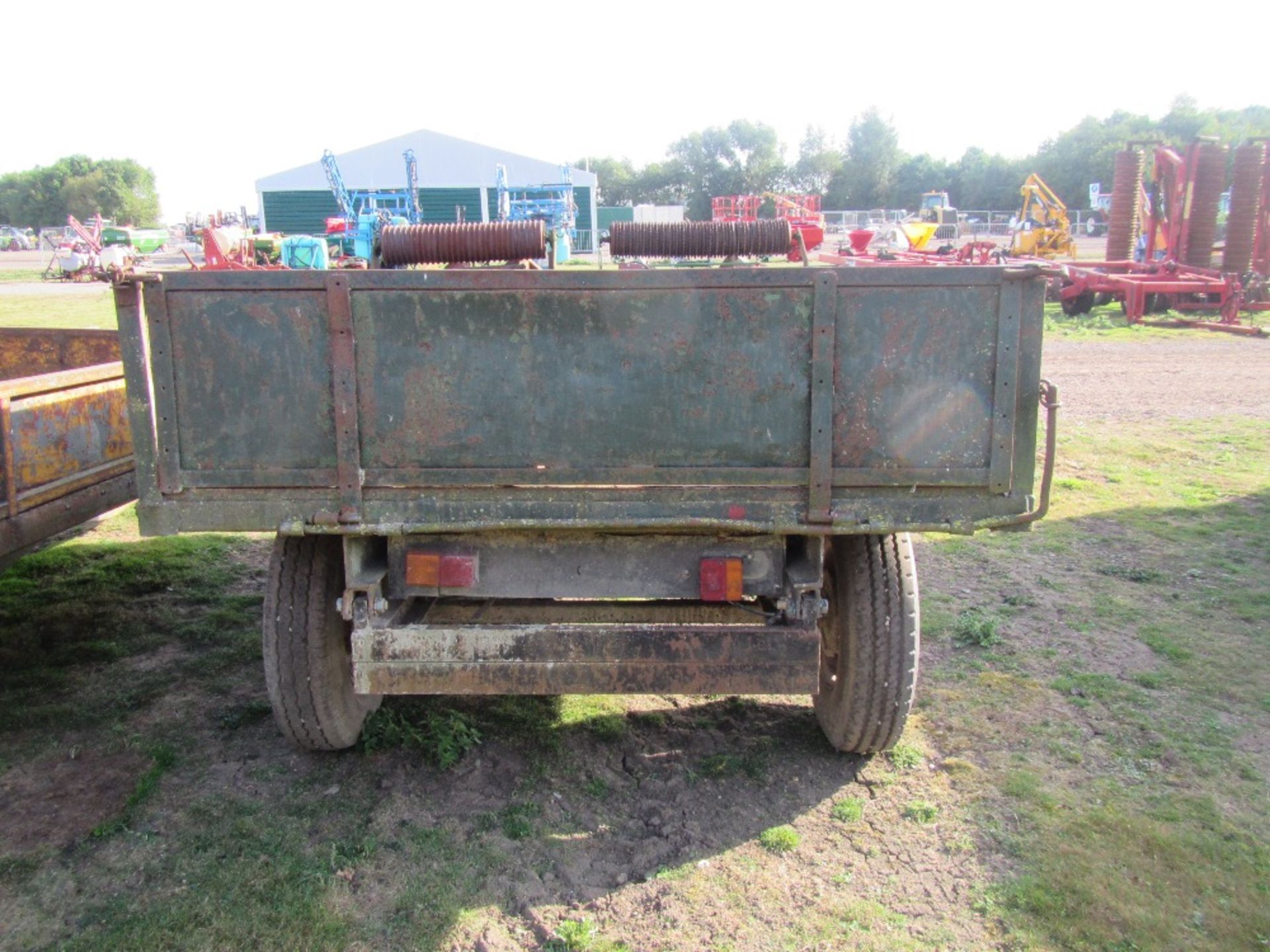 3 Ton Tipping Trailer with Steel Sides. Green - Image 4 of 8