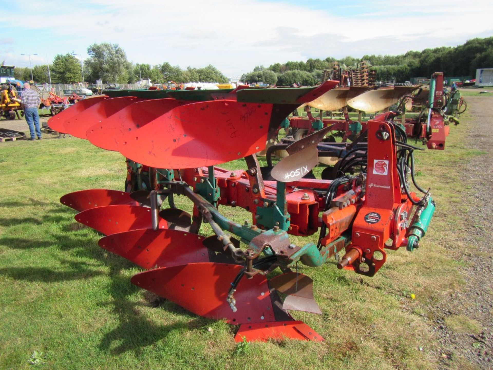 Kverneland LB85 4 Furrow Reversible Plough