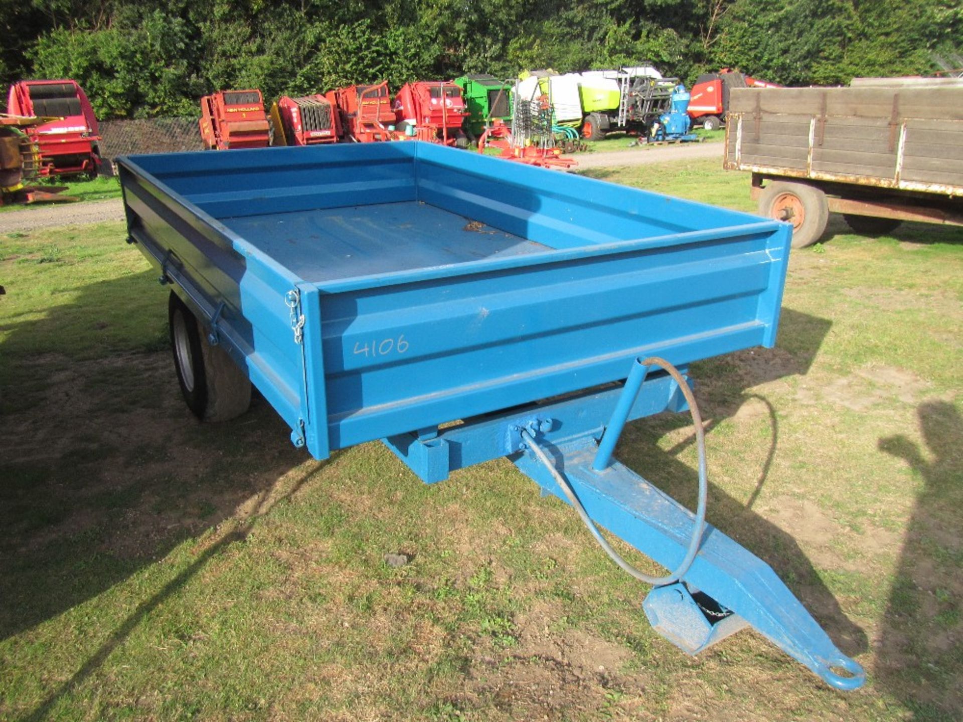 3 Ton Tipping Trailer with New Dropside Body & Used Chassis
