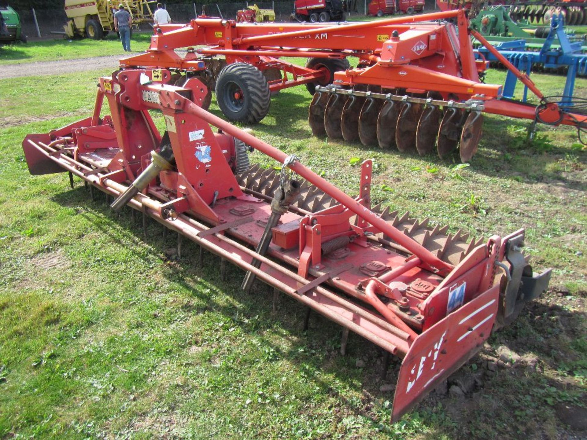 Lely 4m Power Harrow with Packer & Club Tines
