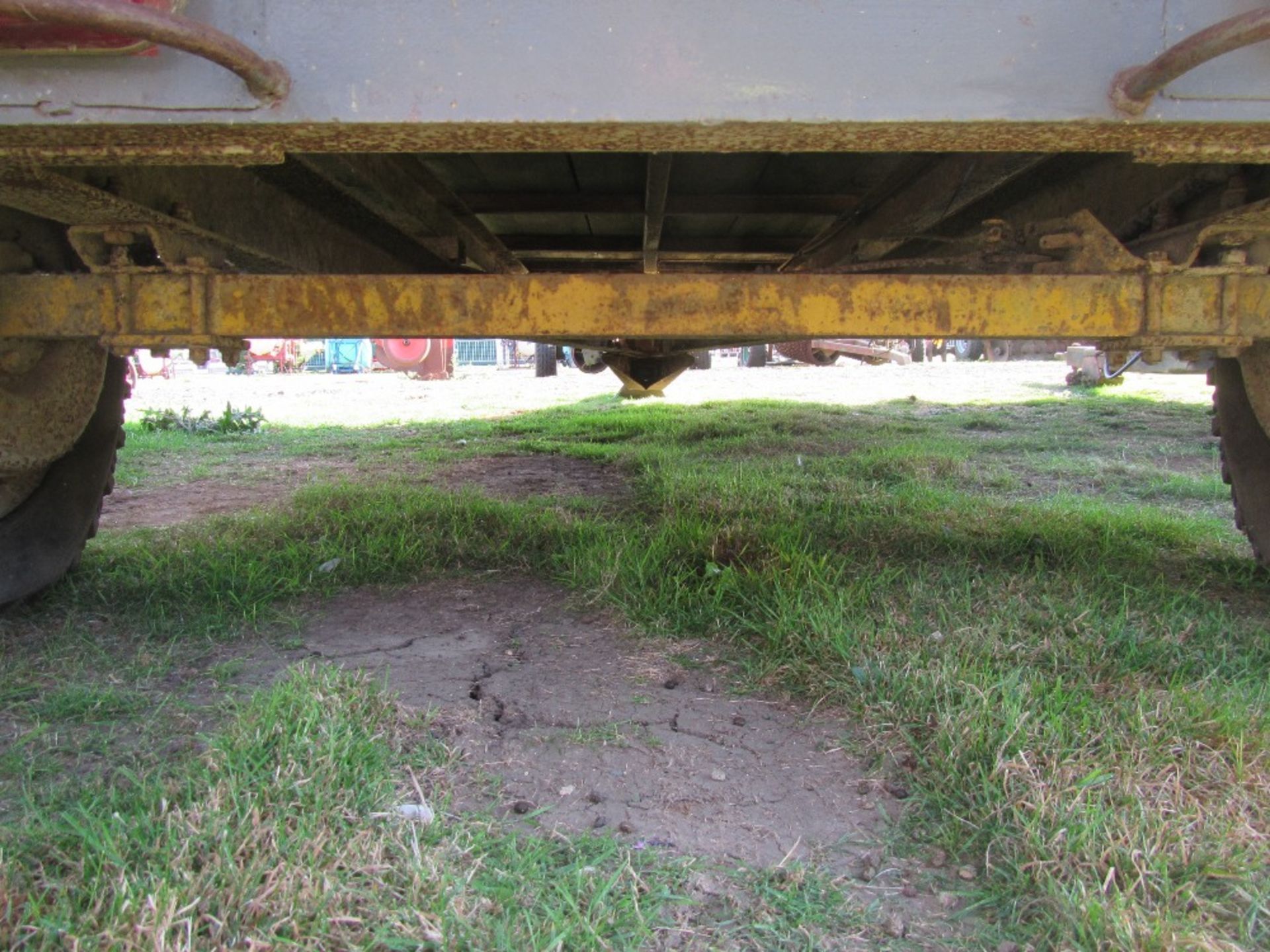 3 Ton Flat Trailer with Steel Sides. Yellow - Image 4 of 7