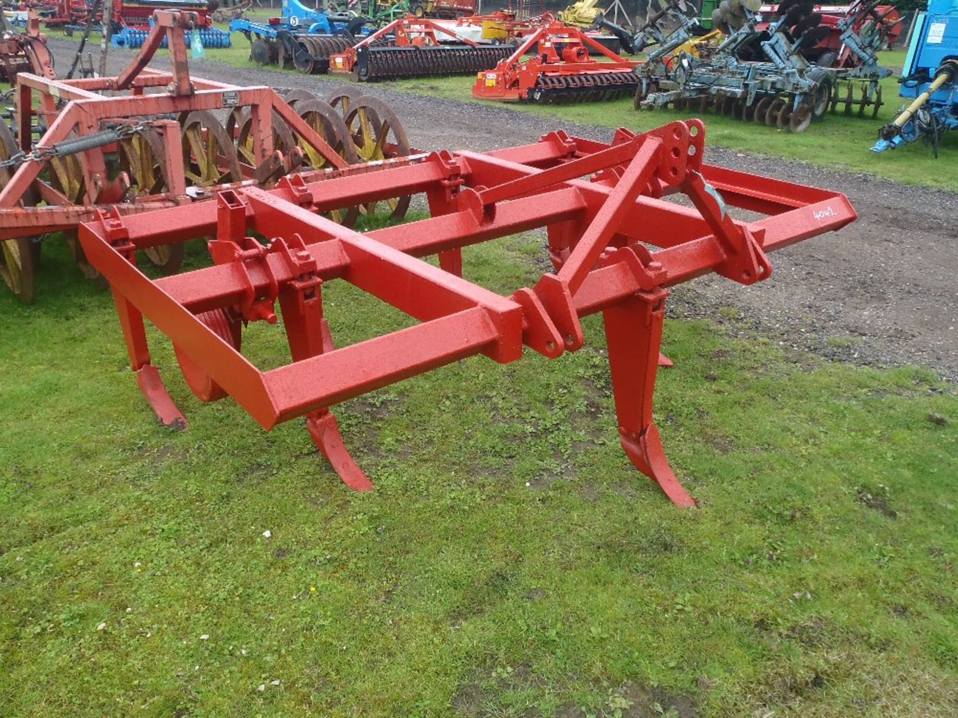 Massey Ferguson 24 Chisel Plough with Depth Wheels