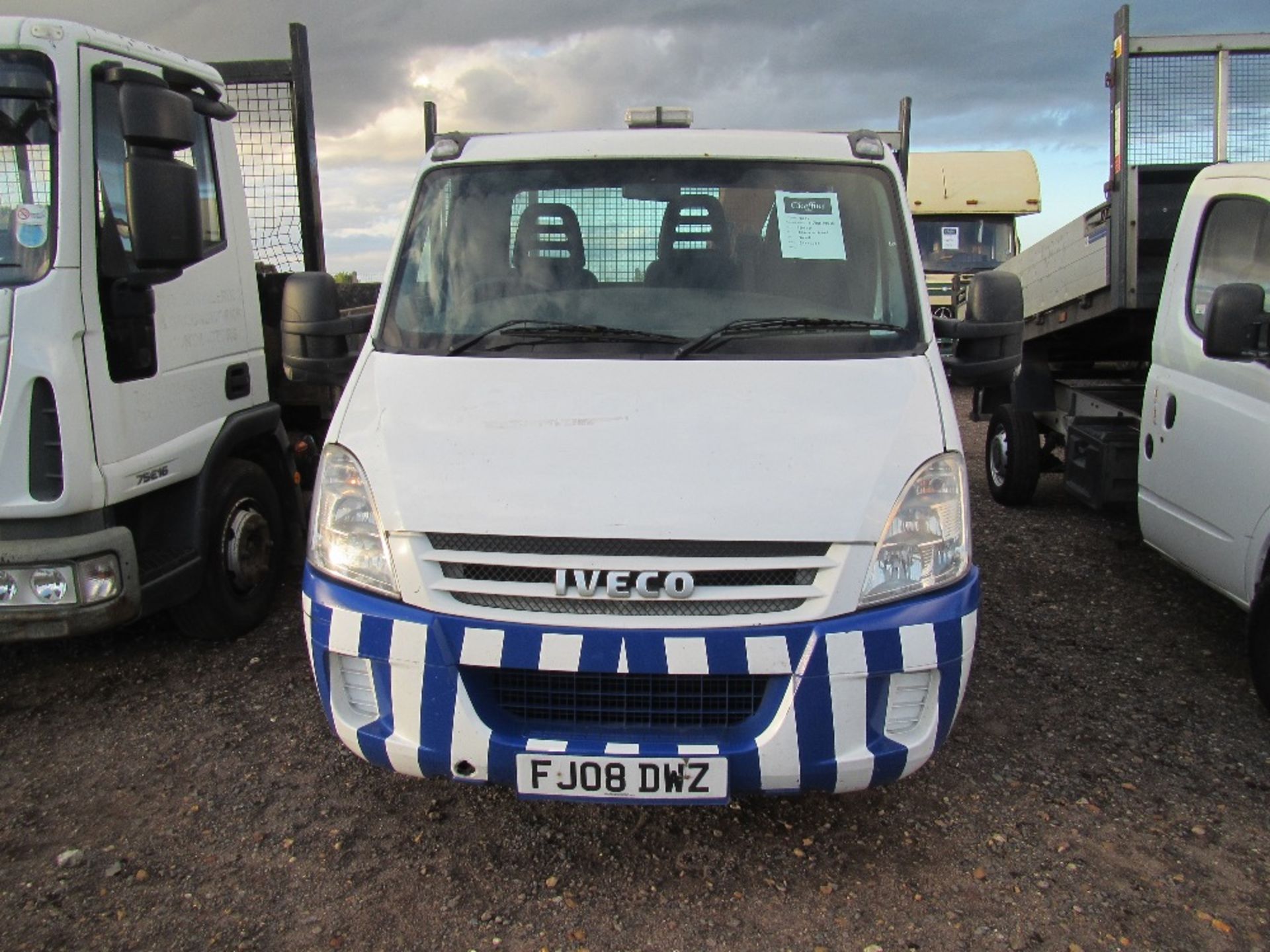 Iveco Daily with Hiab. Registration Documents will be supplied MOT till 27/04/16 Reg. No. FJ08 DWZ - Image 2 of 8