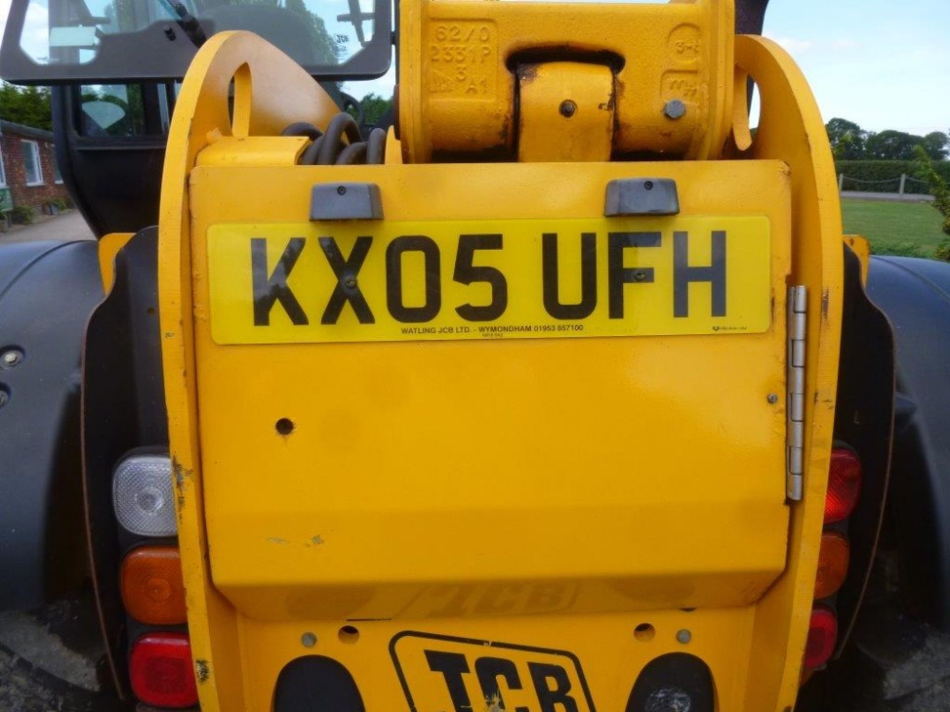 2005 JCB 530/70 Turbo Telehandler, Joystick, Air Con, Front Service Pallet Tines - Image 9 of 17