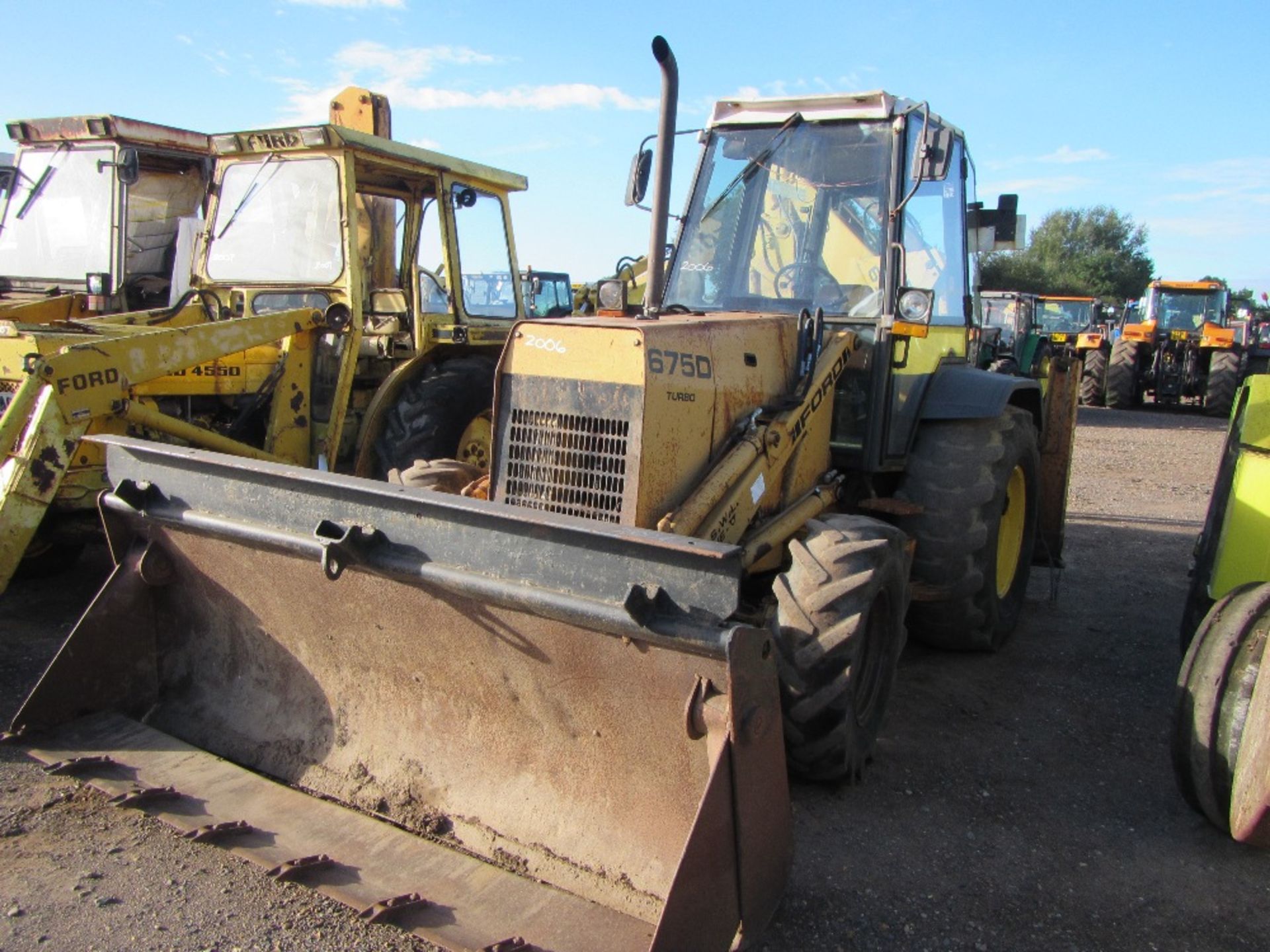 1993 Ford 675D 4wd Digger Loader with 4 in 1 Front Bucket & Extra Dig Reg. No. L954 WCS Ser No