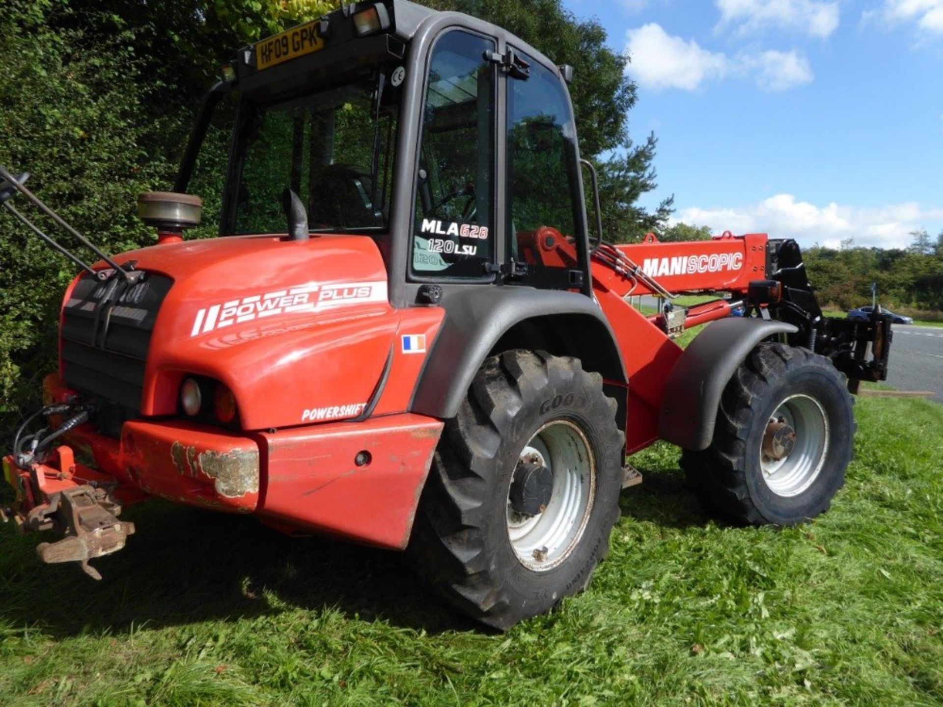 2009 Manitou Maniscopic MLA 628 LSU CRC Powershift, with Pallet Forks, one owner from new - Image 5 of 6
