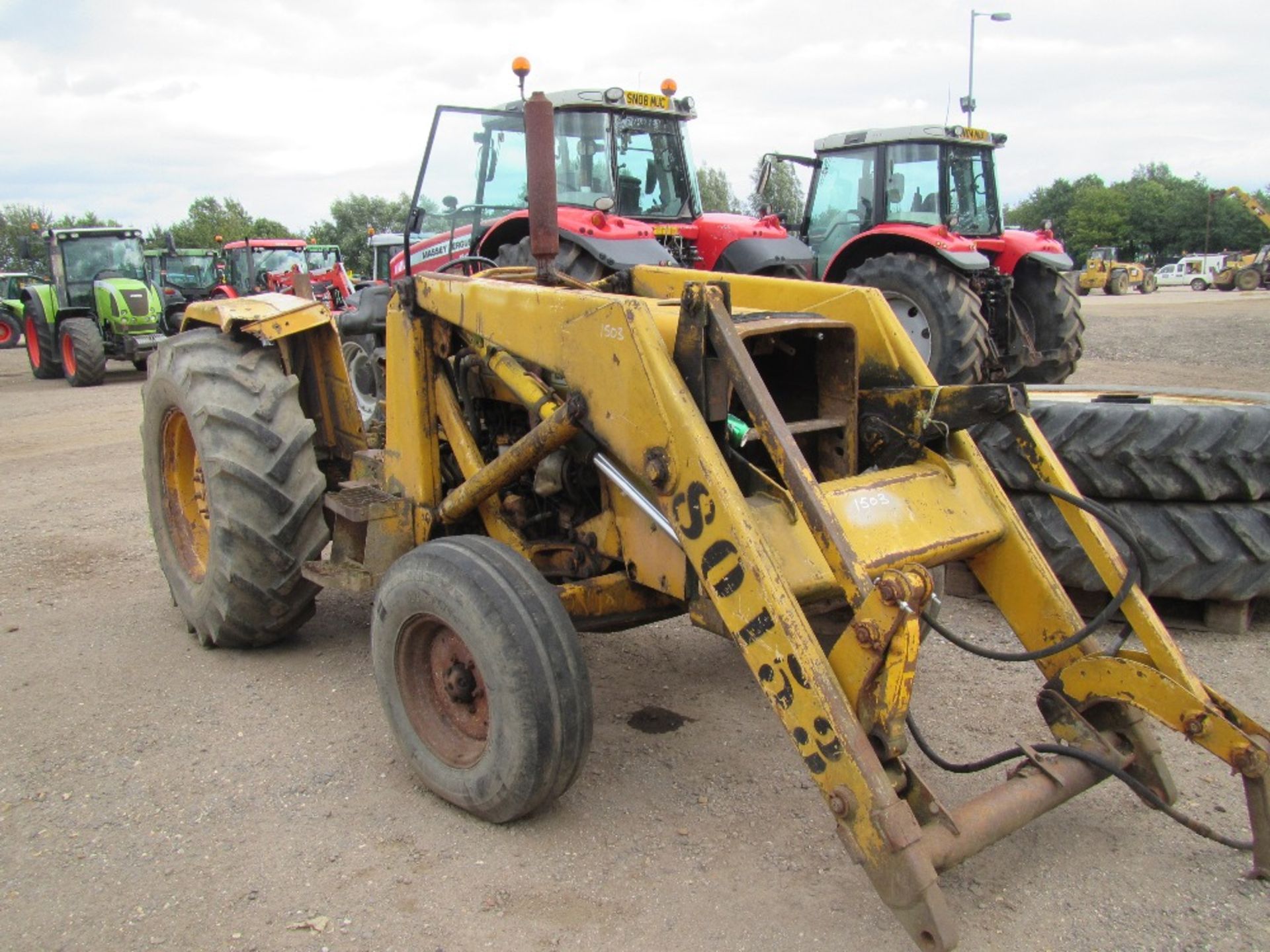 Massey Ferguson 50E Tractor with Loader Ser. No. Y0695 - Image 2 of 5