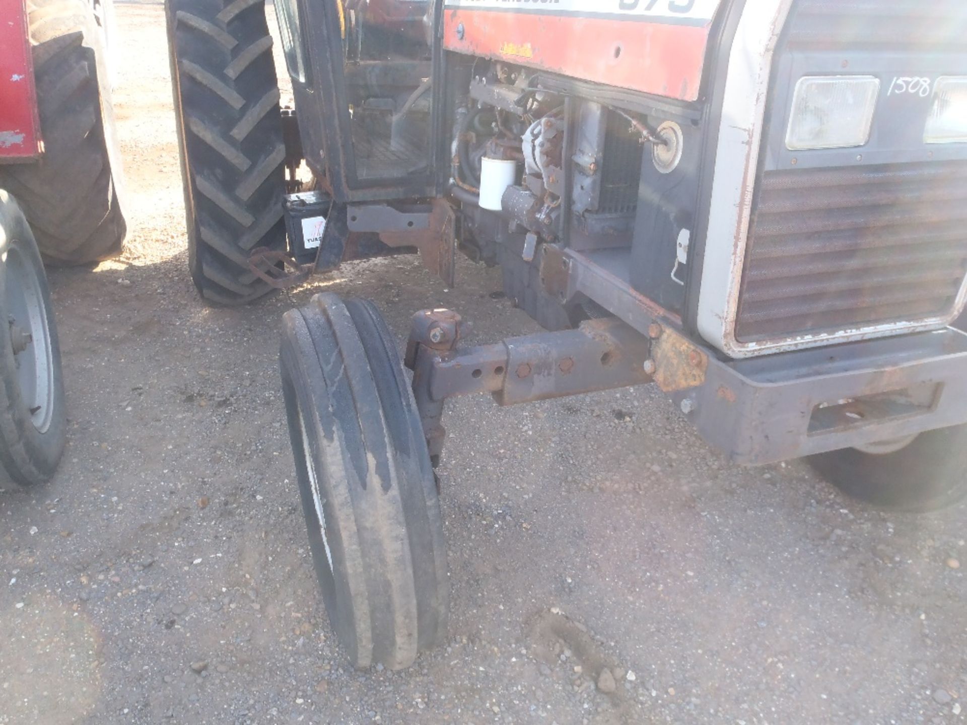 Massey Ferguson 375 2wd Tractor (non runner) Reg. No. E301 RMS Ser No V43047 - Image 5 of 7