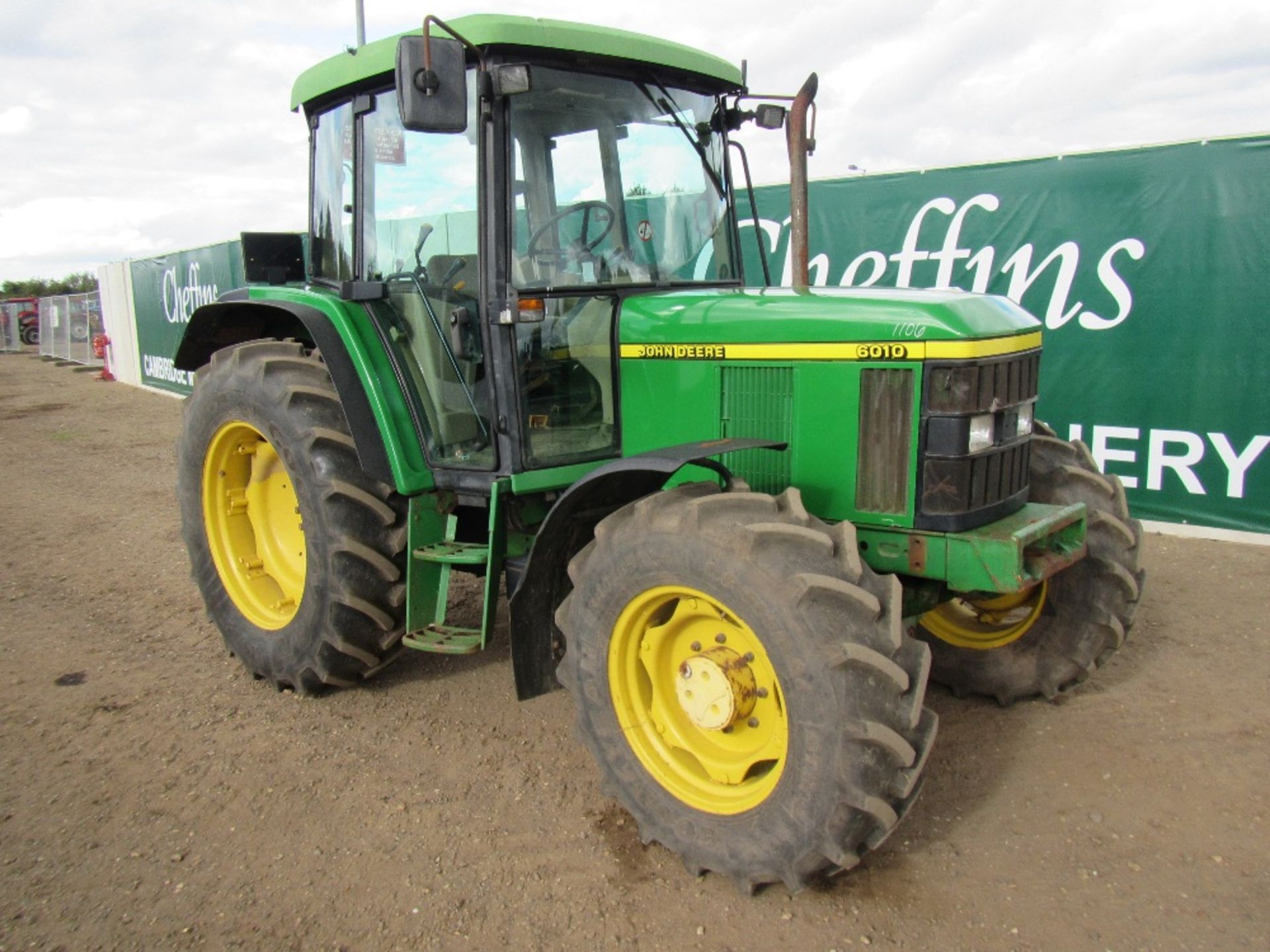 2000 John Deere 6010 4wd Tractor with Air Con & Creeper Gear. From Veg Rig. 4542 hrs. Reg No X153 - Image 3 of 17