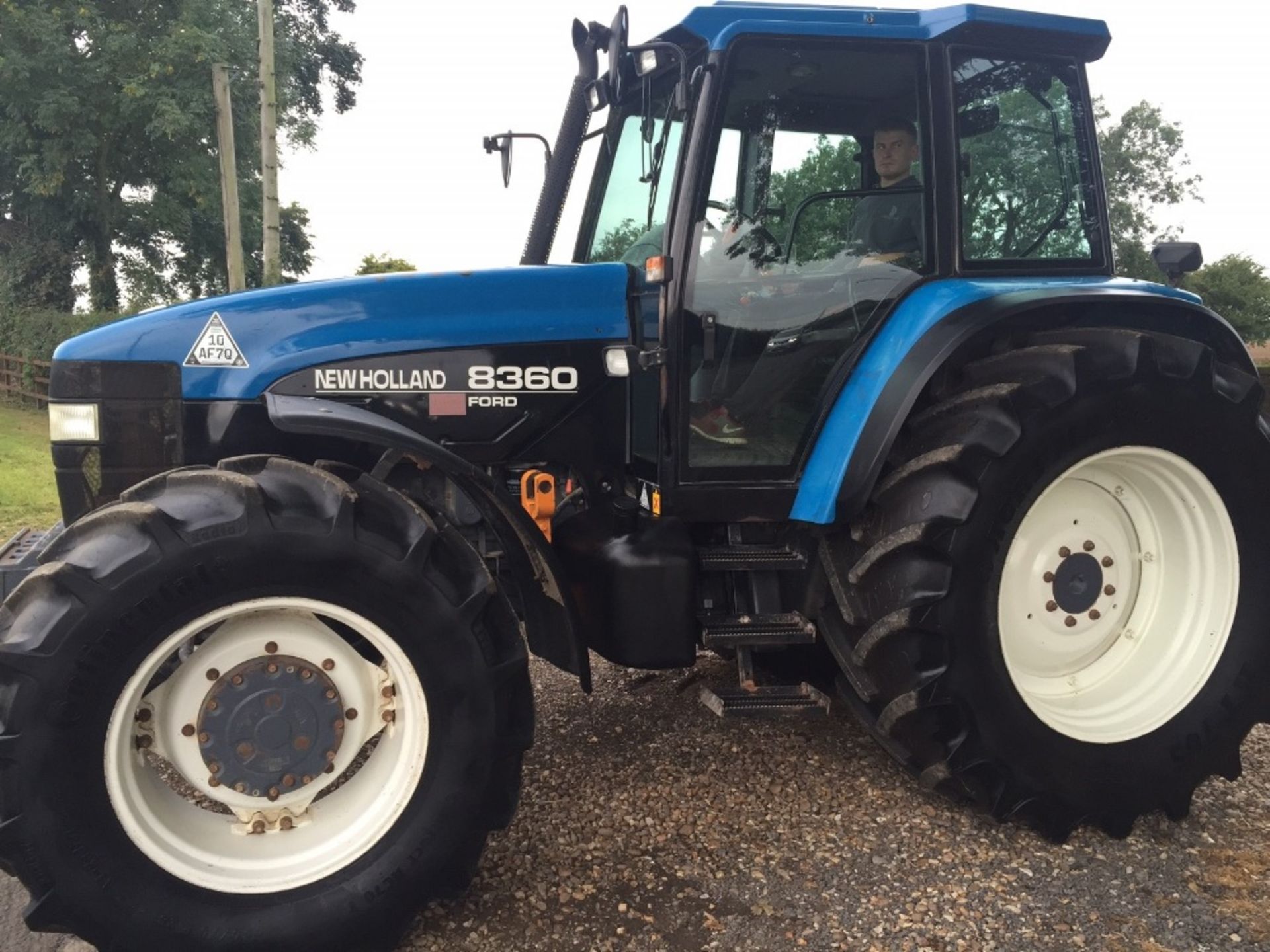 1997 New Holland 8360 Range Command 4wd Tractor with Air Con. 1 owner Reg No R923 HHR Ser No