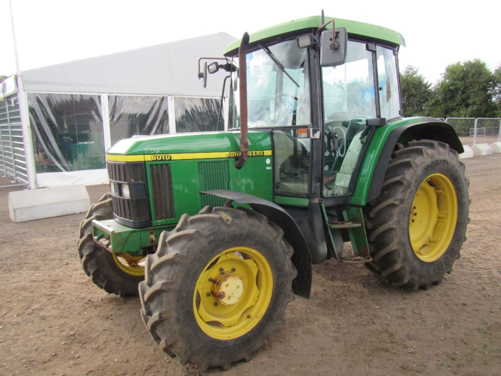2000 John Deere 6010 4wd Tractor with Air Con & Creeper Gear. From Veg Rig. 4542 hrs. Reg No X153